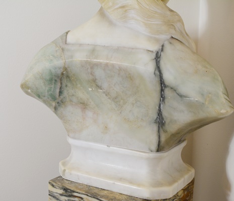 Giuseppe (Professor) Bessi Alabaster Bust "Primo Amore"
