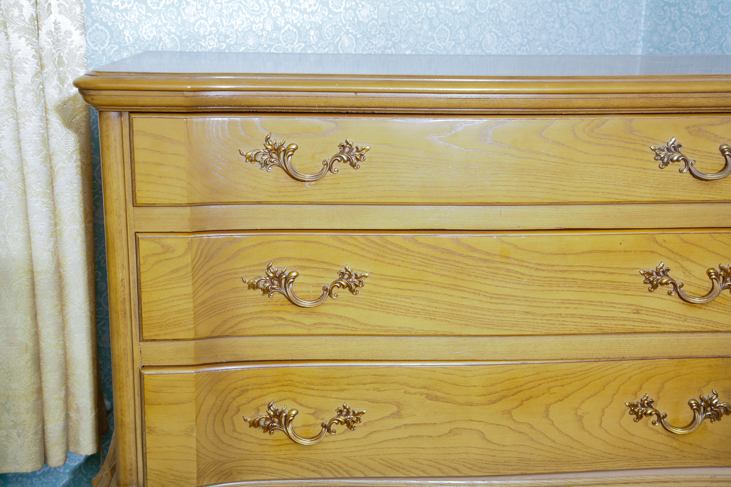 Louis XV Style Chest on Chest of Drawers by Huntley