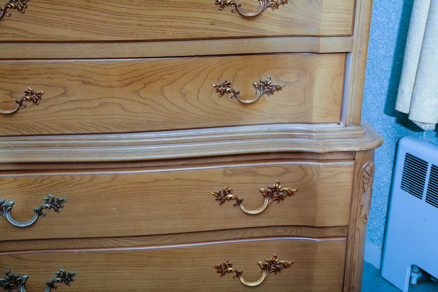 Louis XV Style Chest on Chest of Drawers by Huntley