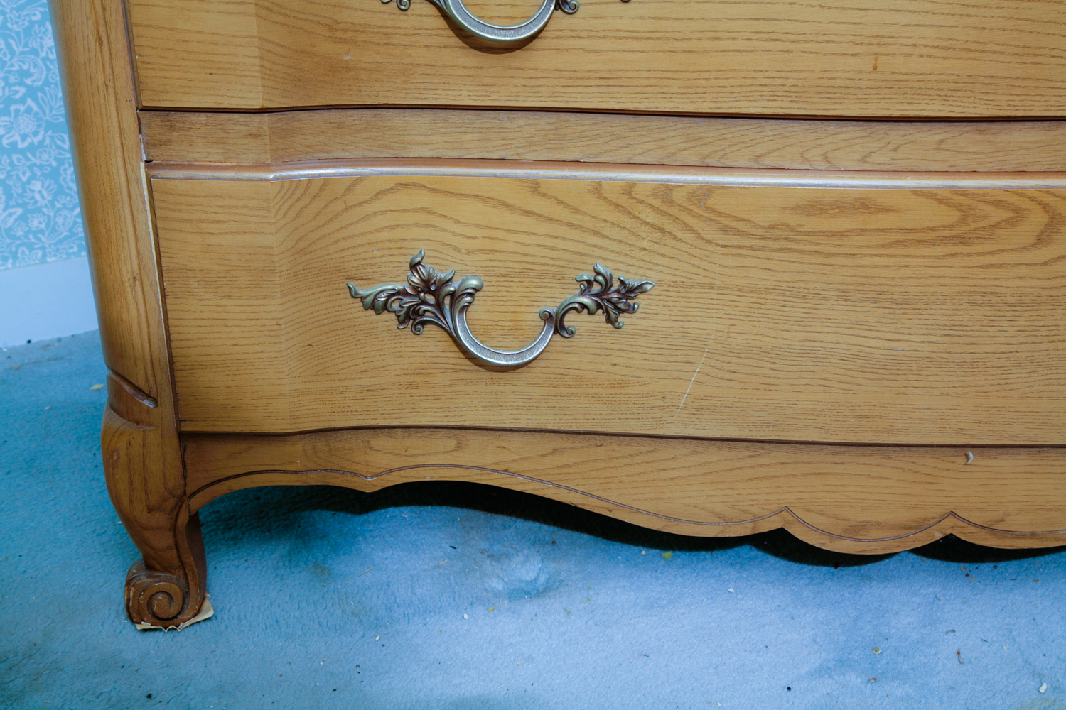 Louis XV Style Chest on Chest of Drawers by Huntley