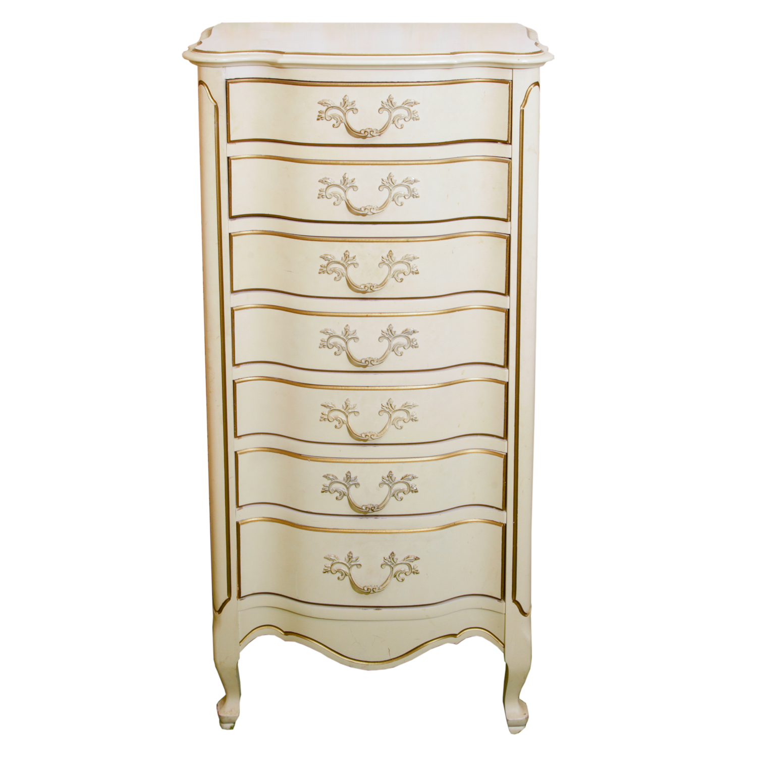 Vintage French Provincial Style Lingerie Chest