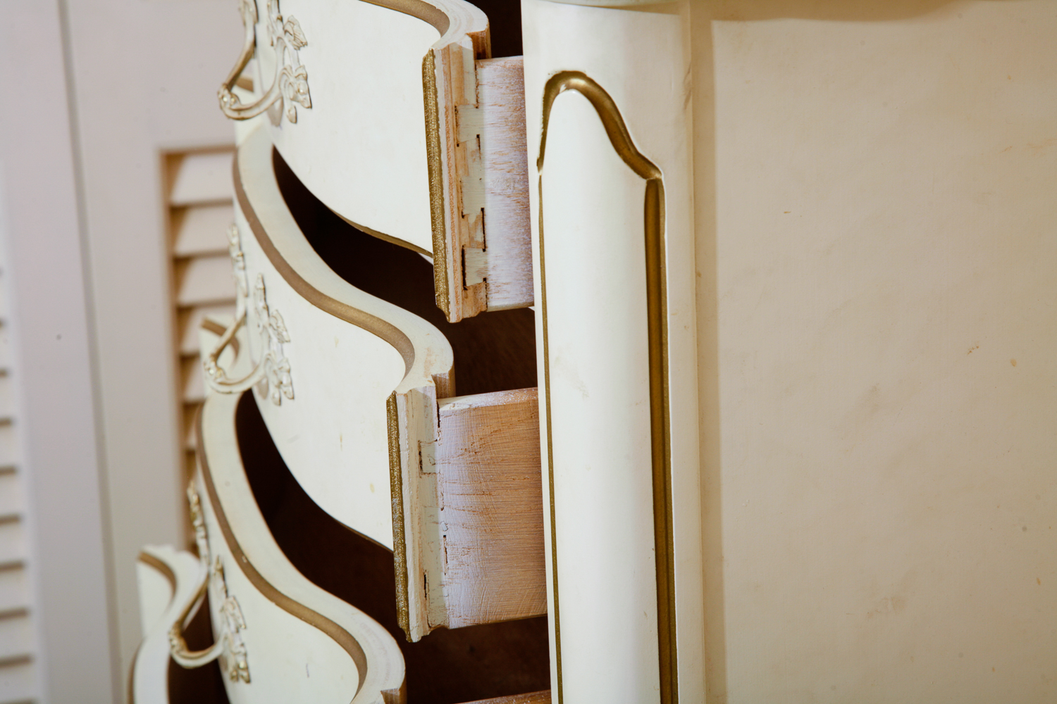 Vintage French Provincial Style Lingerie Chest