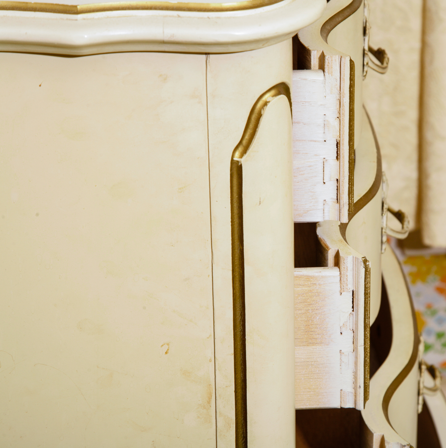 Vintage French Provincial Style Lingerie Chest