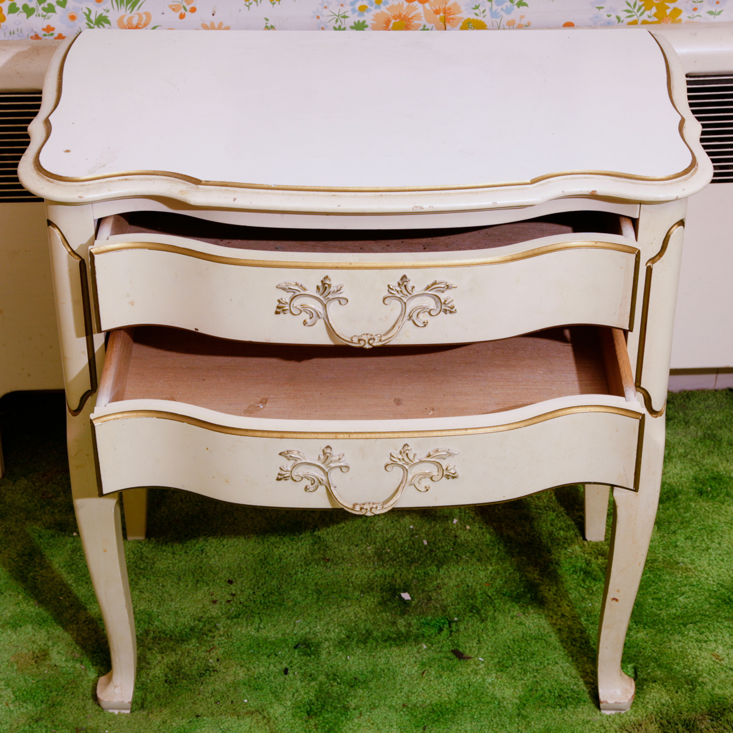 Vintage French Provincial Style Nightstand