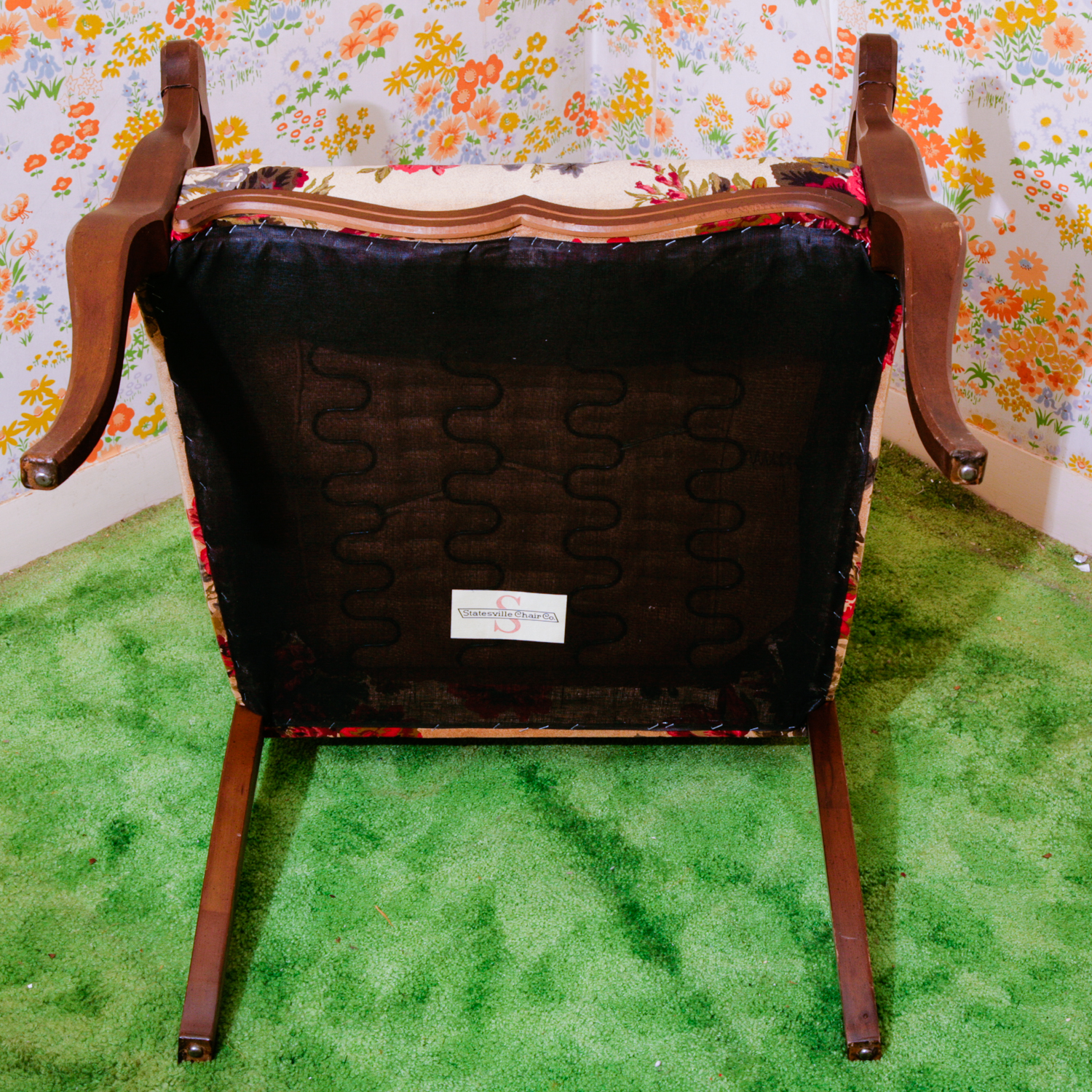 Floral Print Fauteuil by Statesville