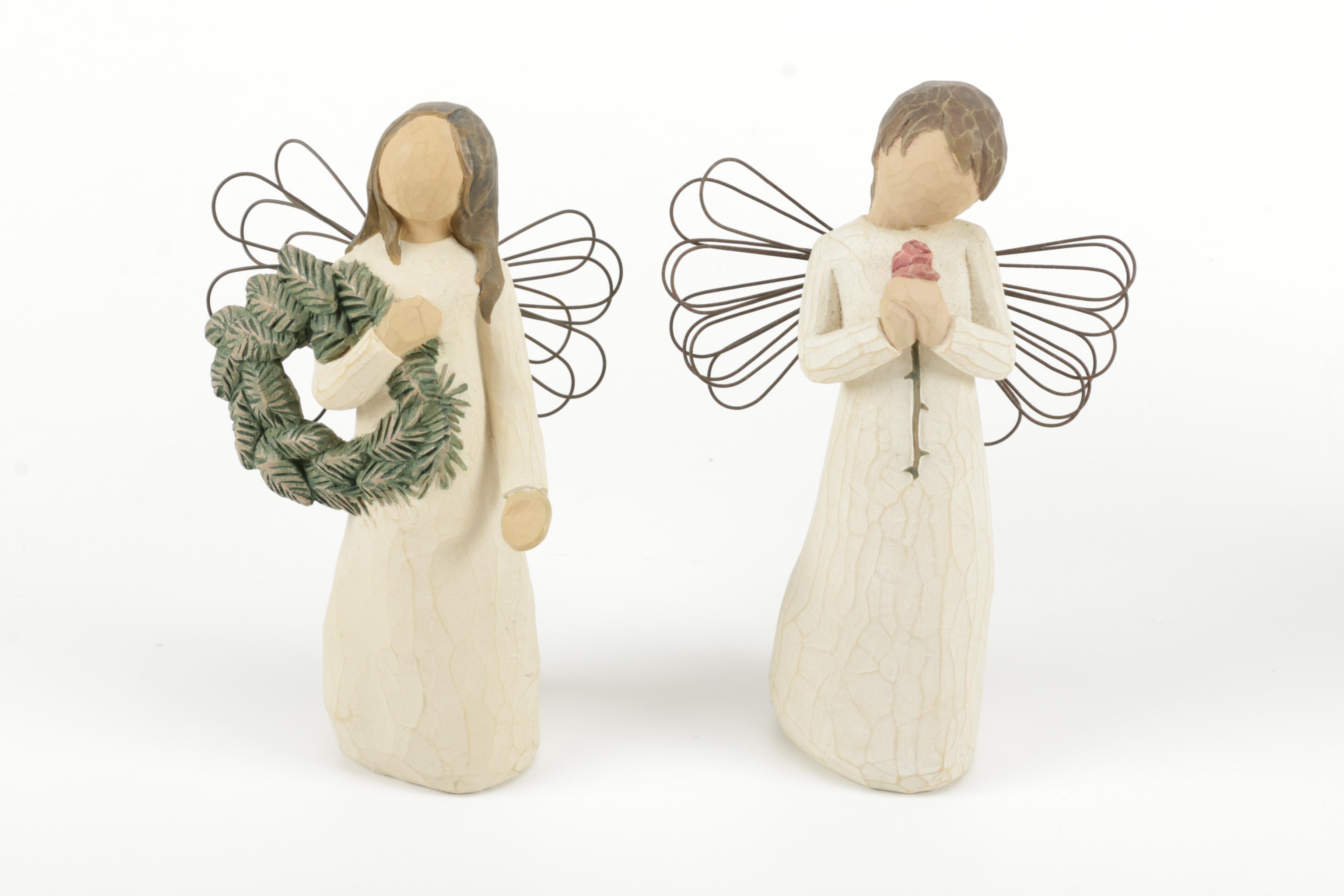 Collection of Willow Tree Figurines