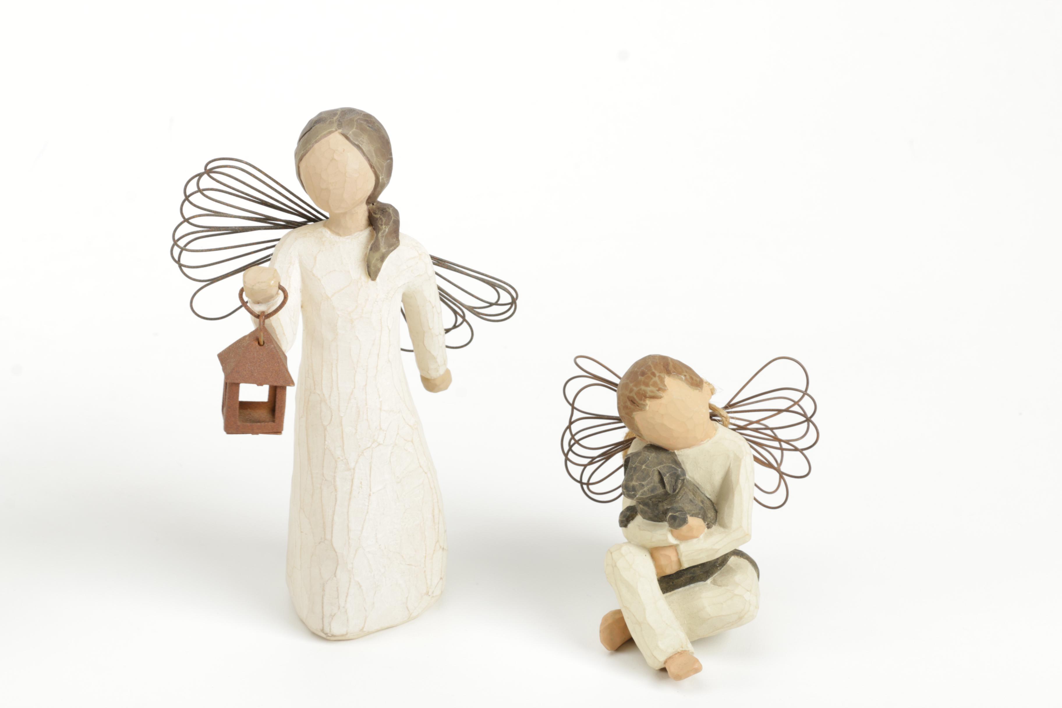 Collection of Willow Tree Figurines