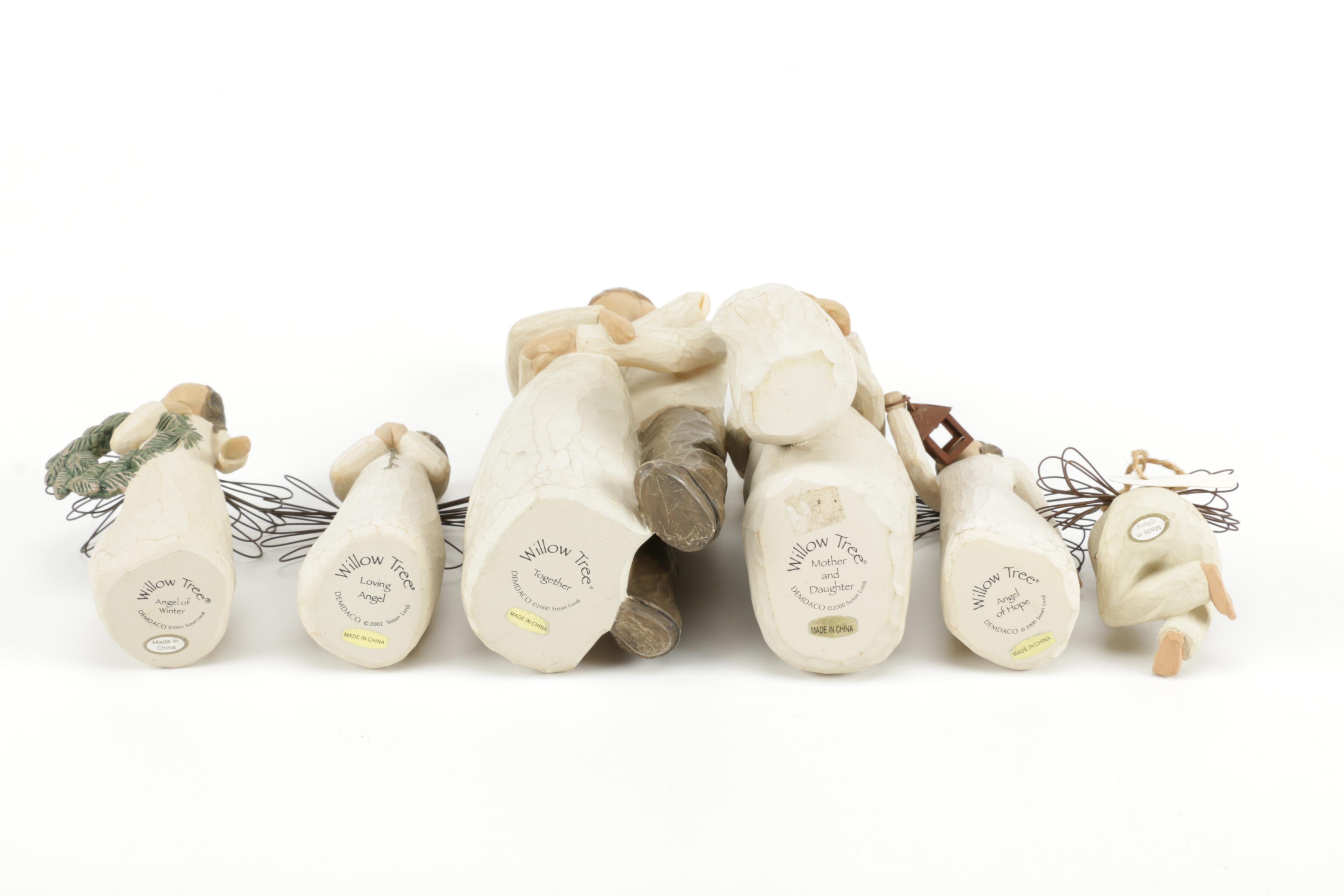 Collection of Willow Tree Figurines