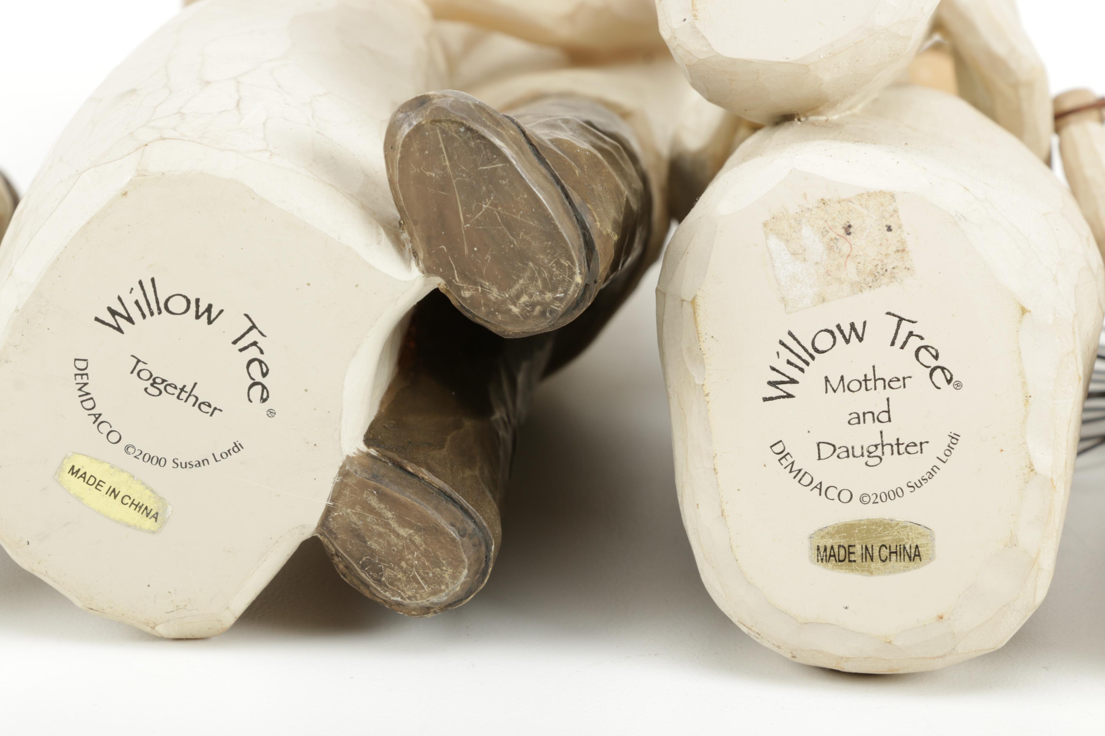 Collection of Willow Tree Figurines