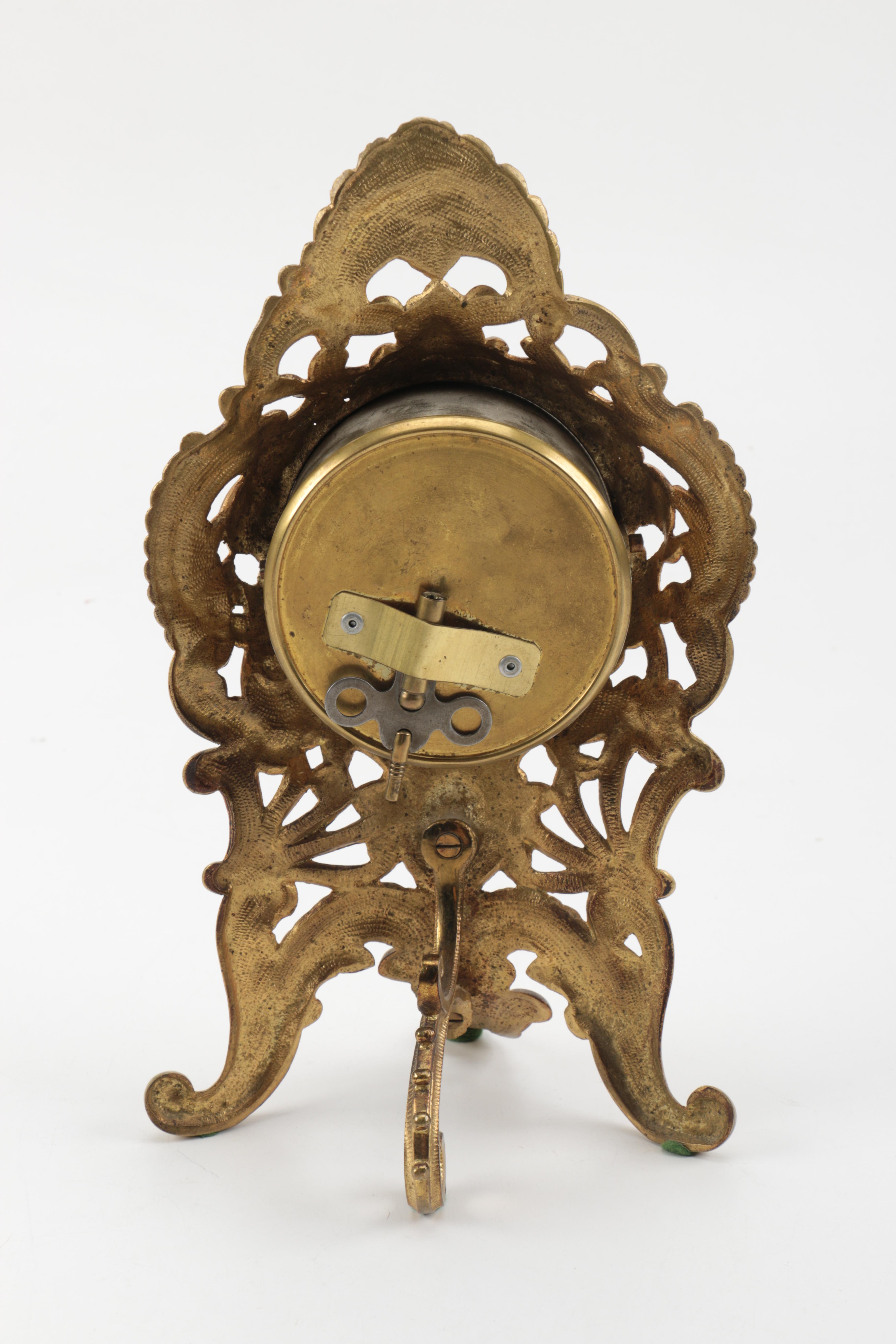 Rococo Style and Art Nouveau Style Mantel Clocks