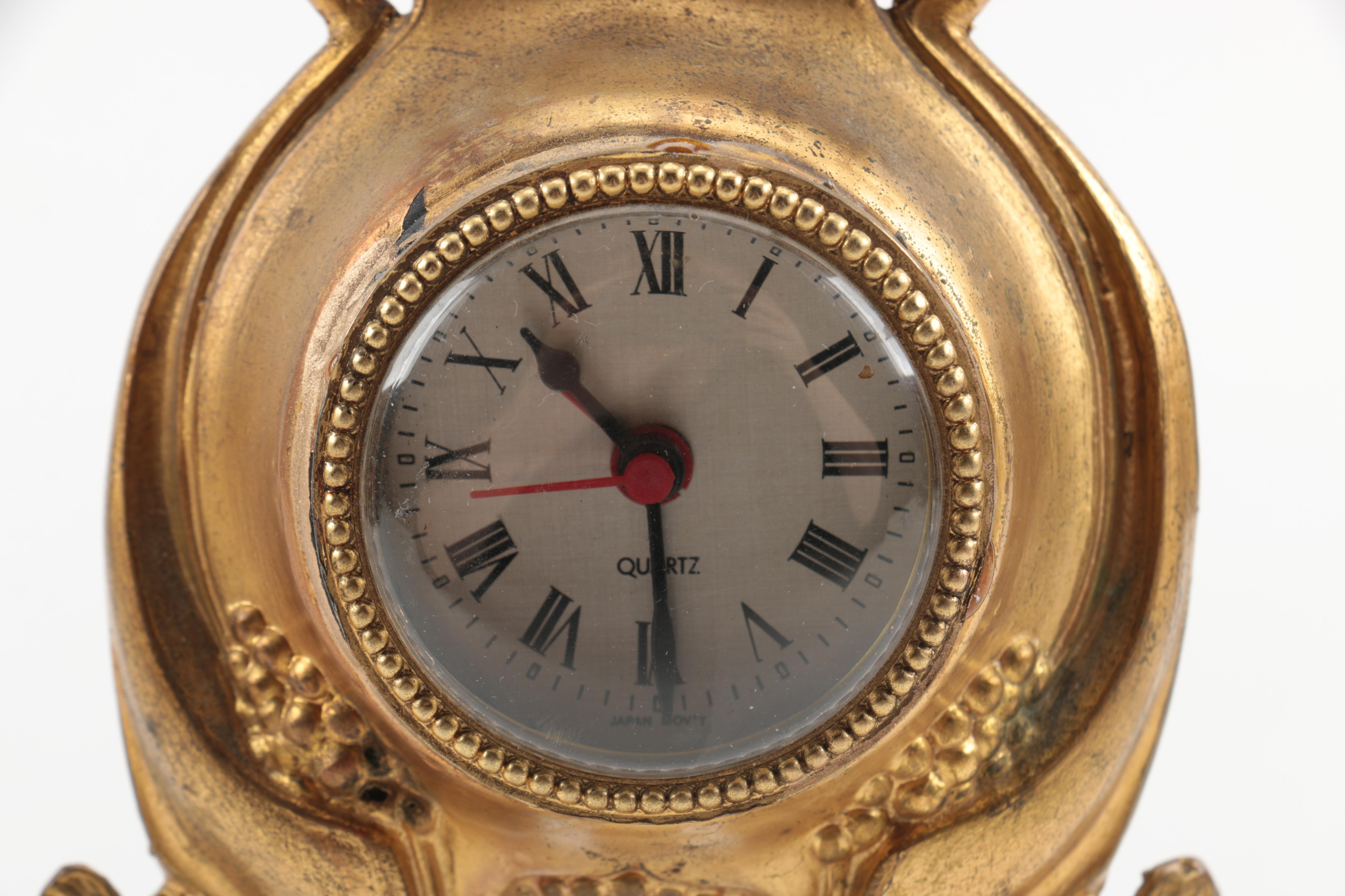 Rococo Style and Art Nouveau Style Mantel Clocks
