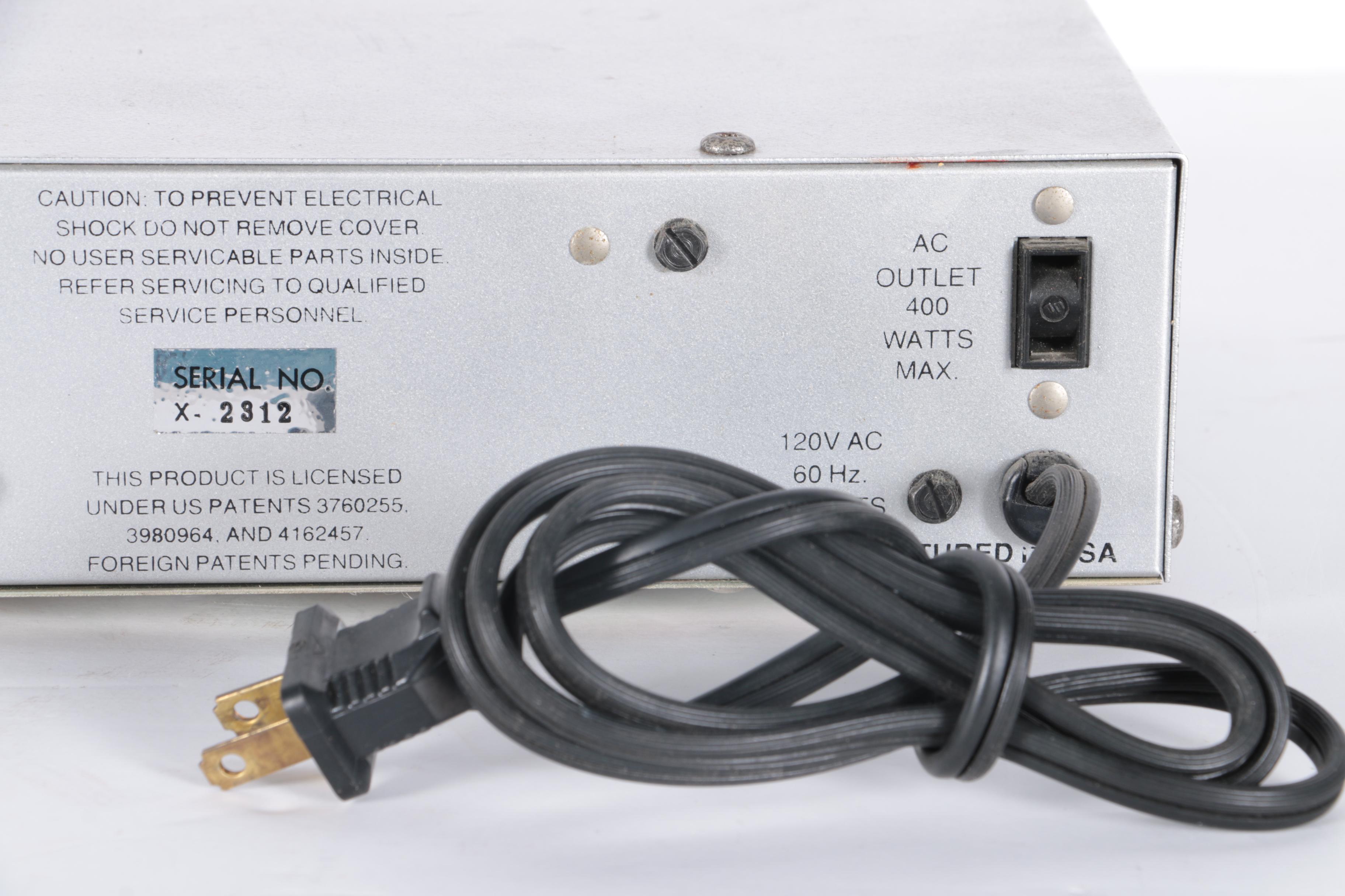 Assortment of Sound System Equipment