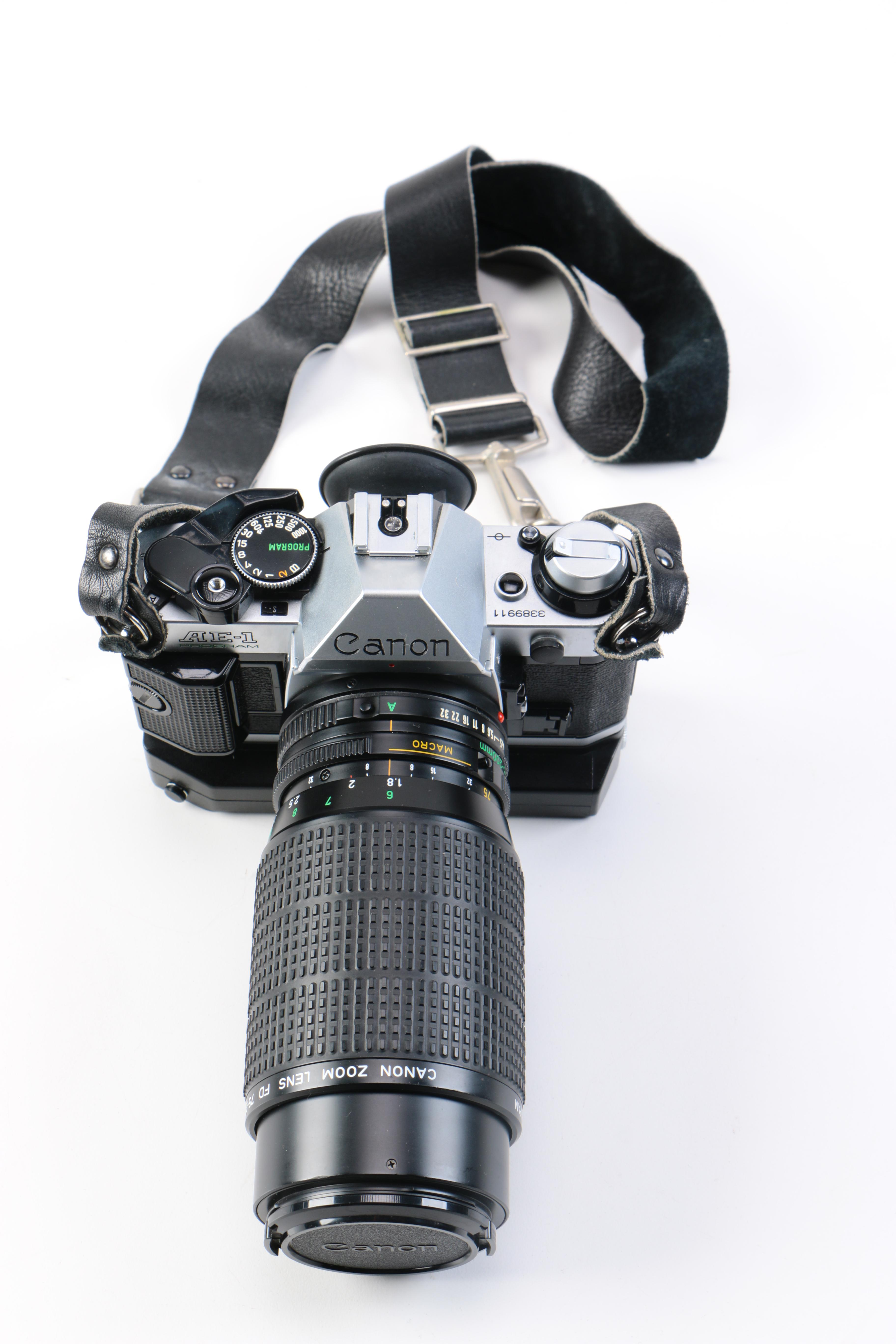 Canon and Minolta Film Cameras