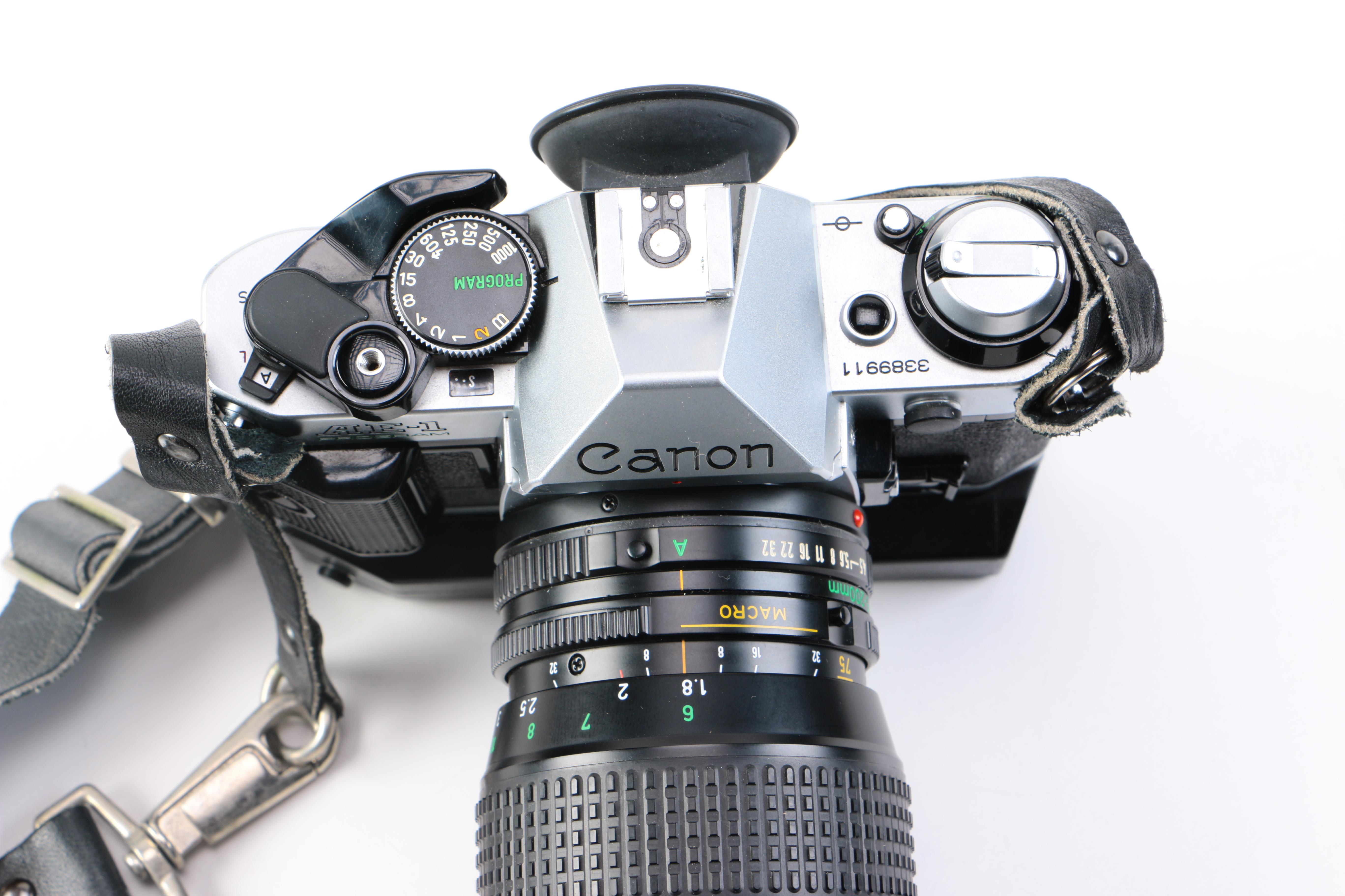 Canon and Minolta Film Cameras