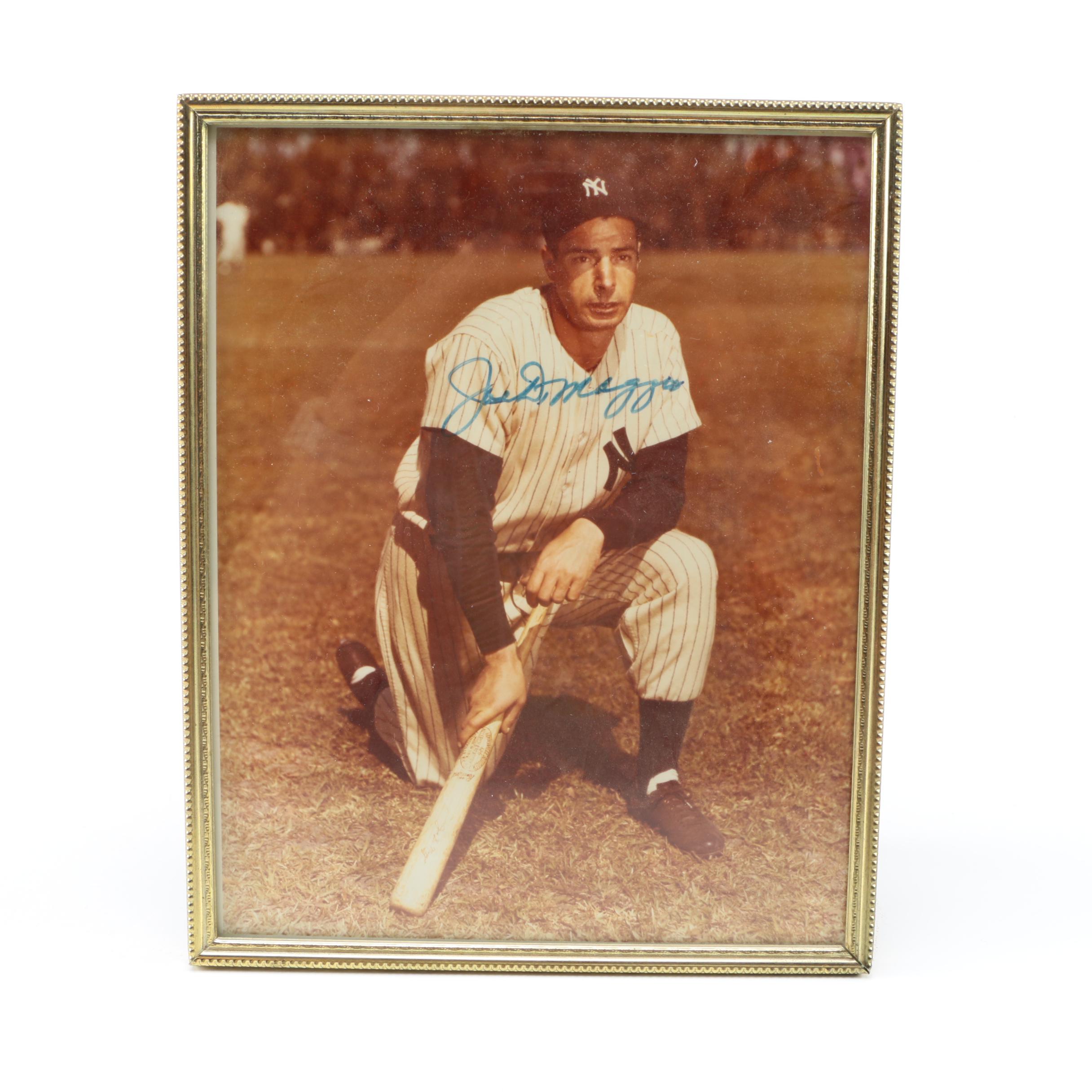 Signed Joe DiMaggio Photograph