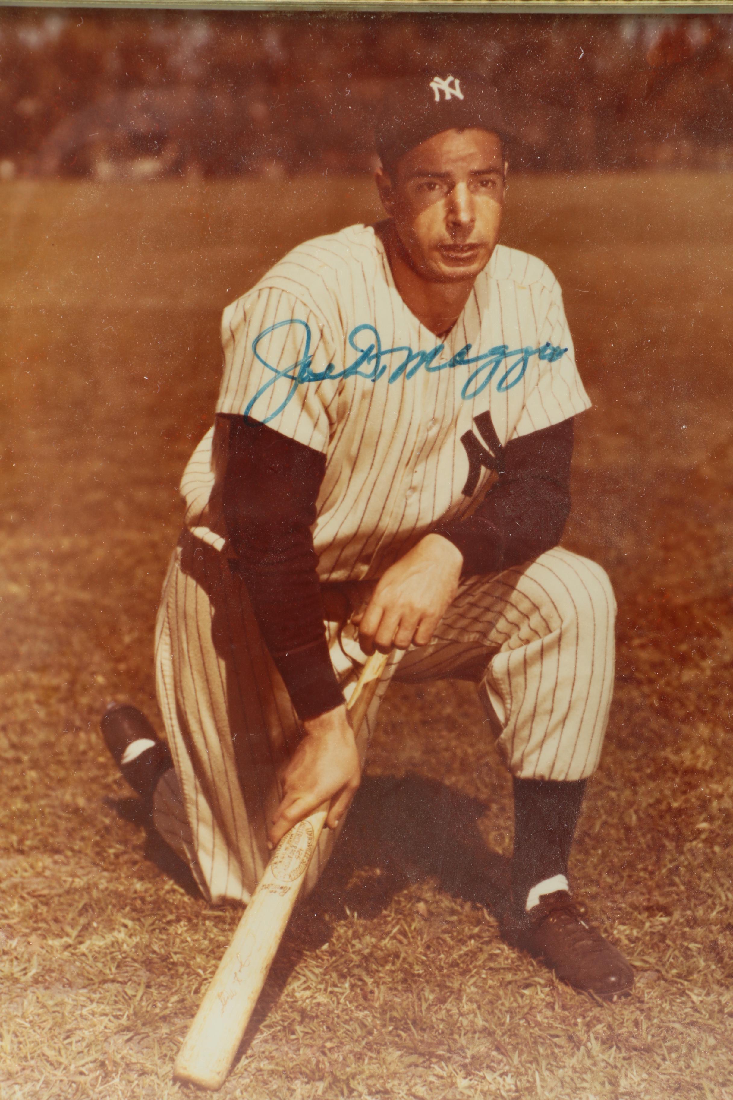 Signed Joe DiMaggio Photograph