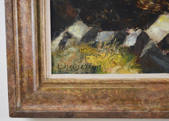 L. Hensen Original Oil Painting of Landscape