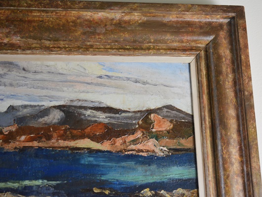 L. Hensen Original Oil Painting of Landscape