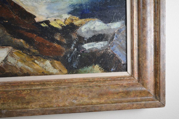 L. Hensen Original Oil Painting of Landscape