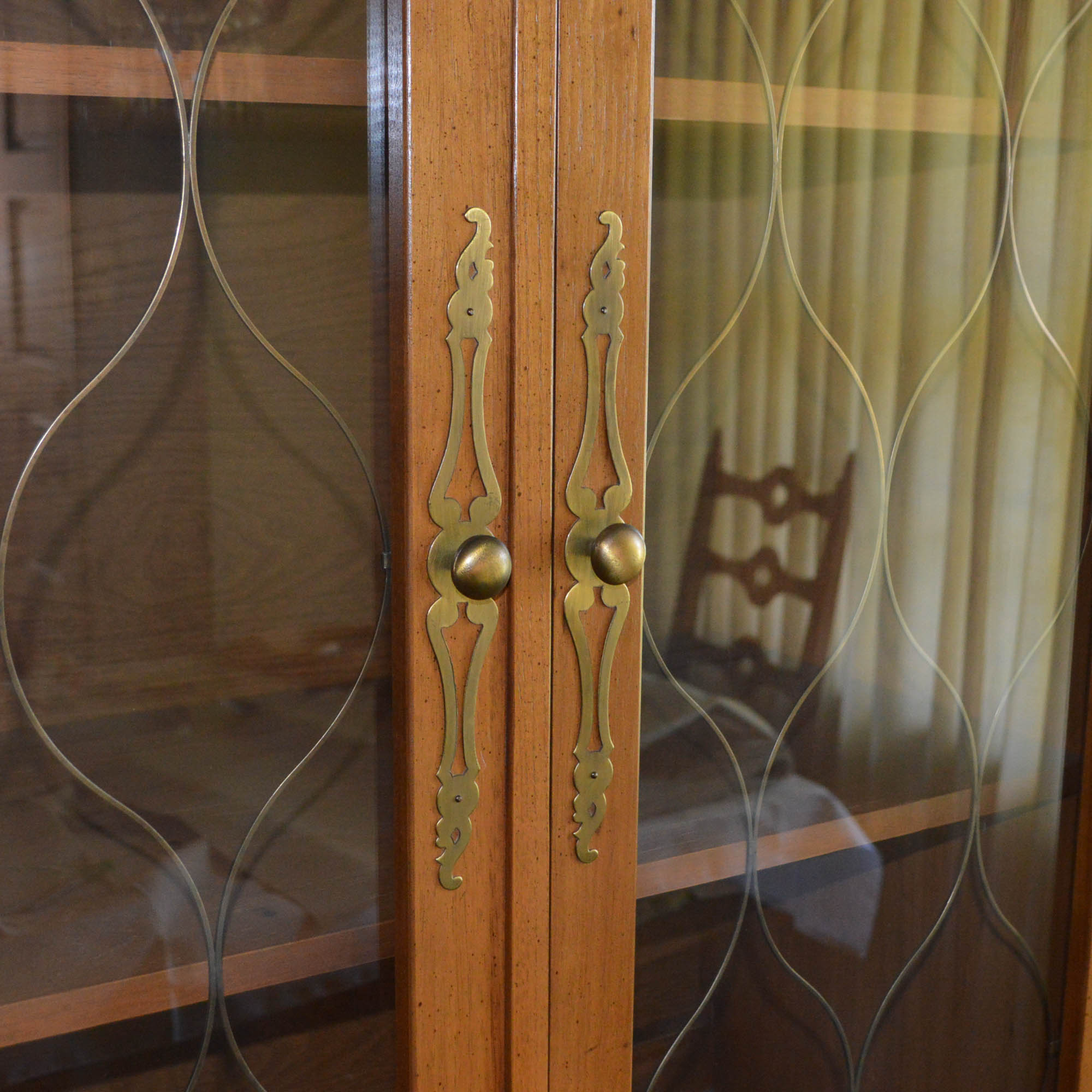 Vintage Stanley Furniture Two-Piece China Cabinet