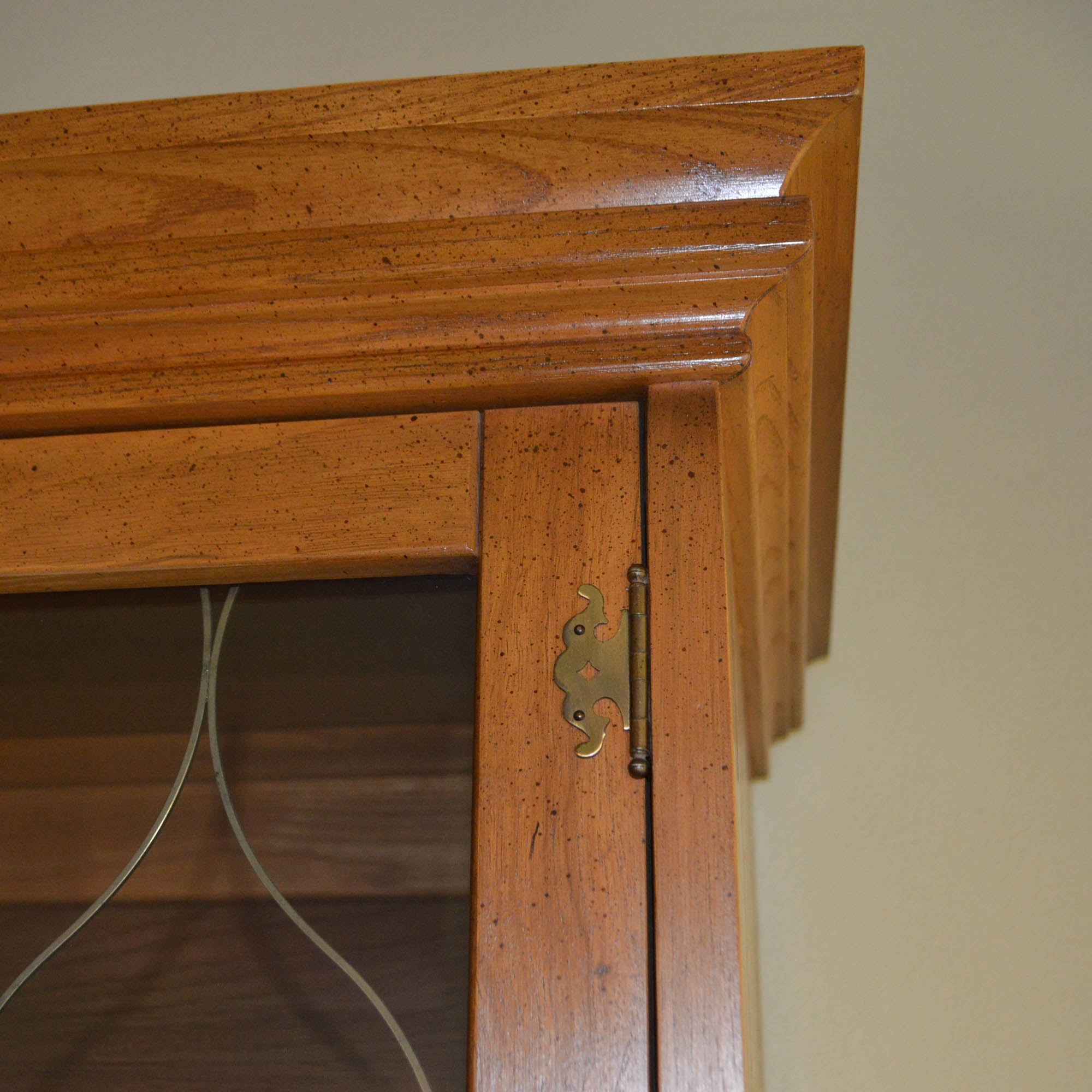 Vintage Stanley Furniture Two-Piece China Cabinet