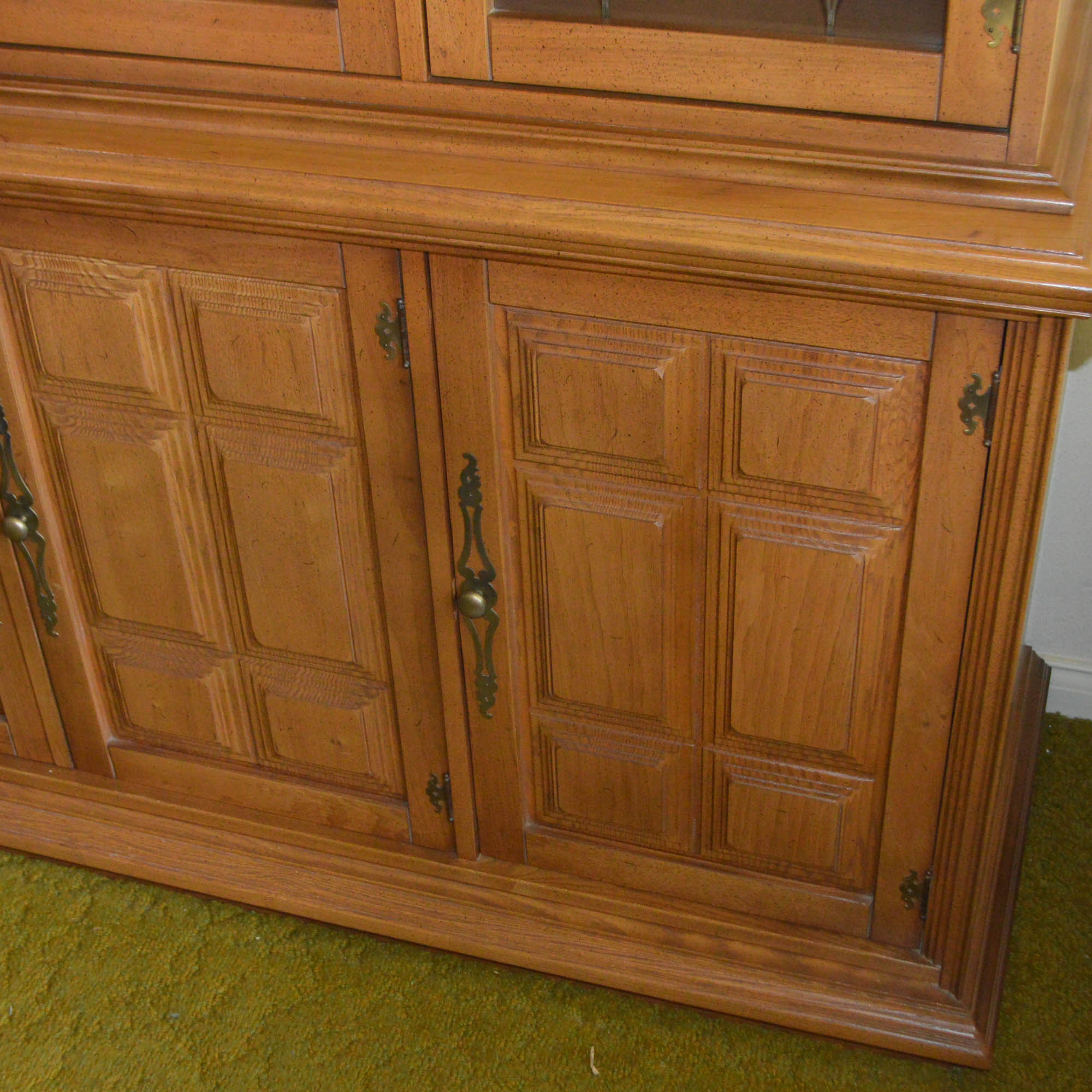 Vintage Stanley Furniture Two-Piece China Cabinet