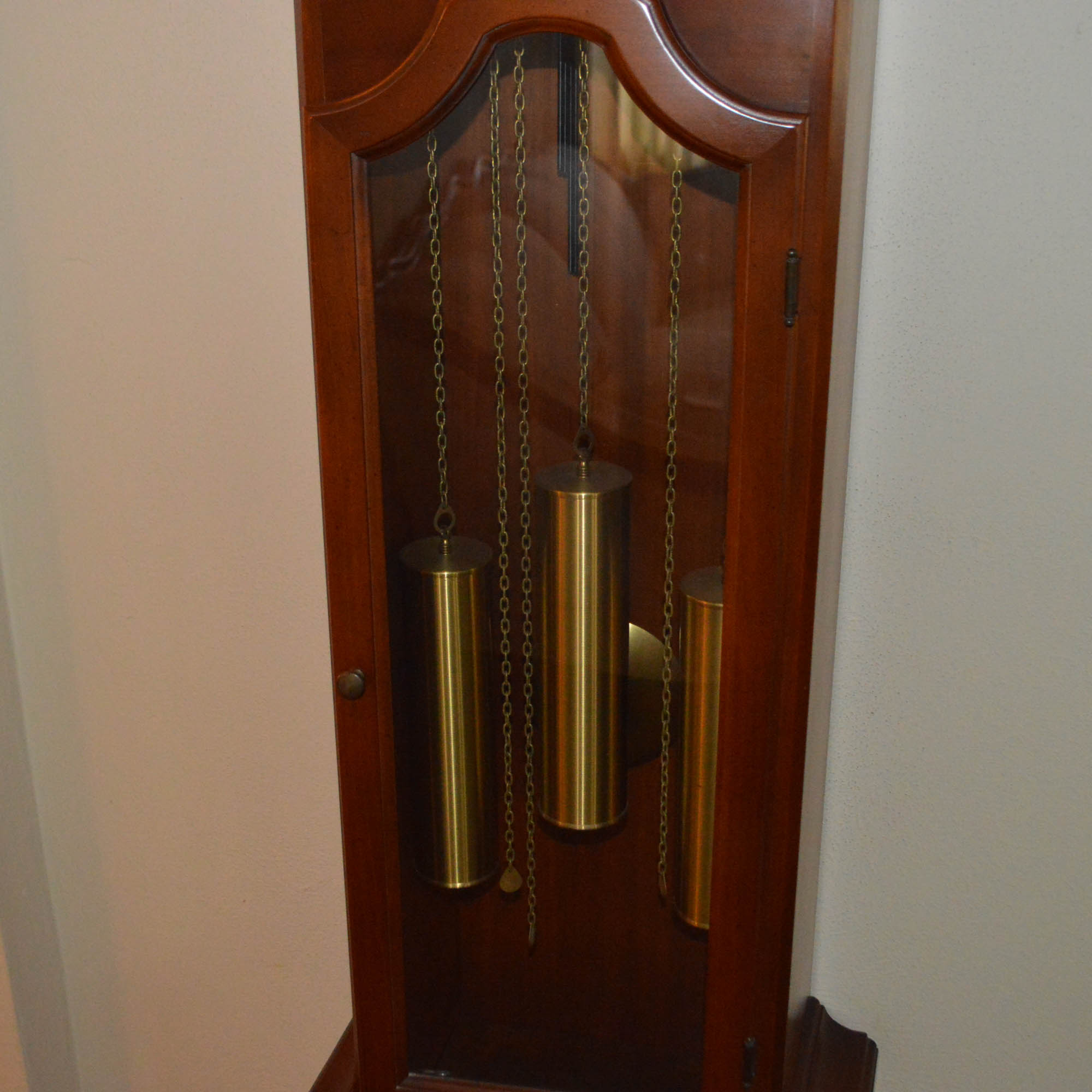 Vintage Queen Anne Style Grandfather Clock by Colonial