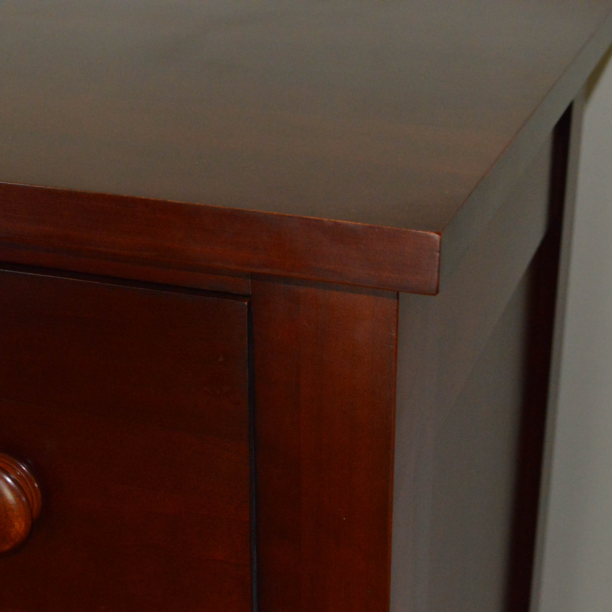 Vintage Empire Style Cherry Chest of Drawers by Davis Cabinet Co.