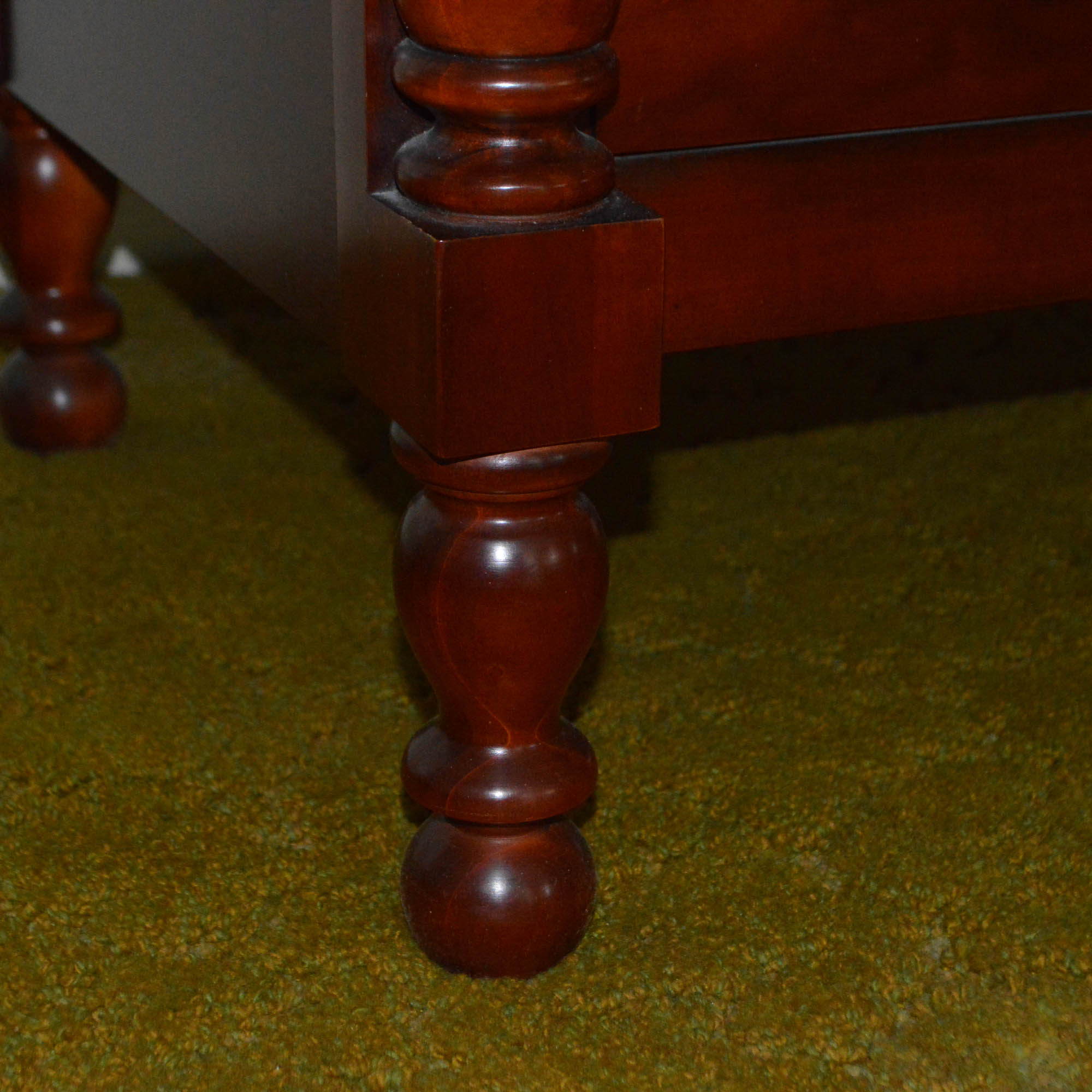 Vintage Empire Style Cherry Chest of Drawers by Davis Cabinet Co.