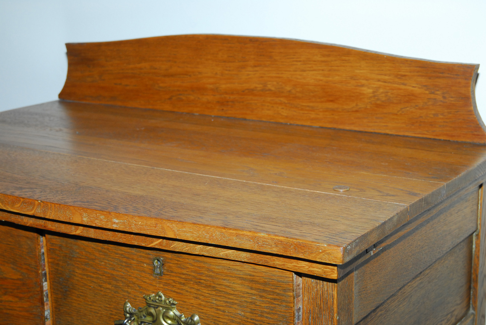 Antique Victorian Style Oak Chest of Drawers