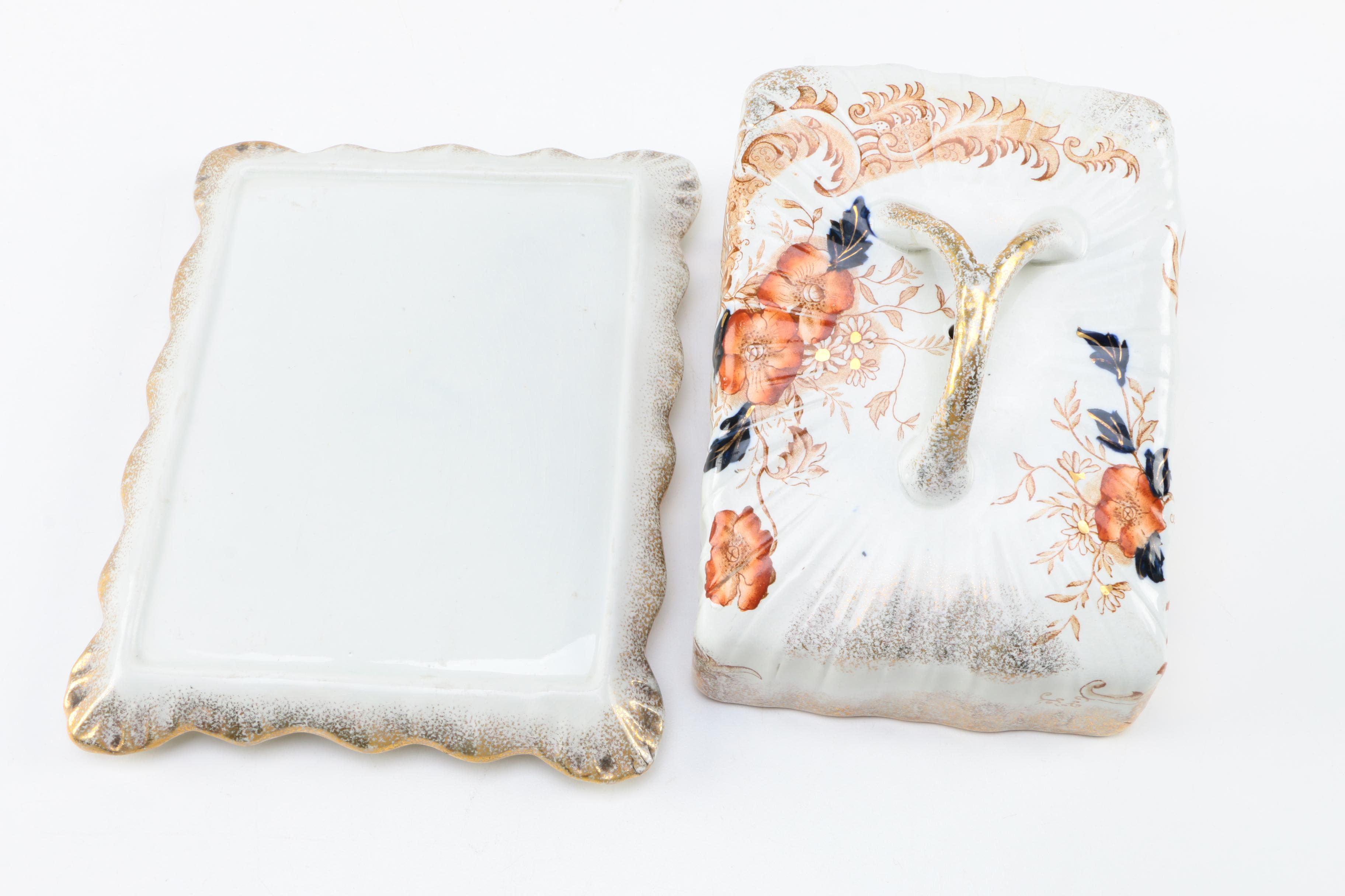 Antique G. T. Mountford "Seville" Cheese Keeper