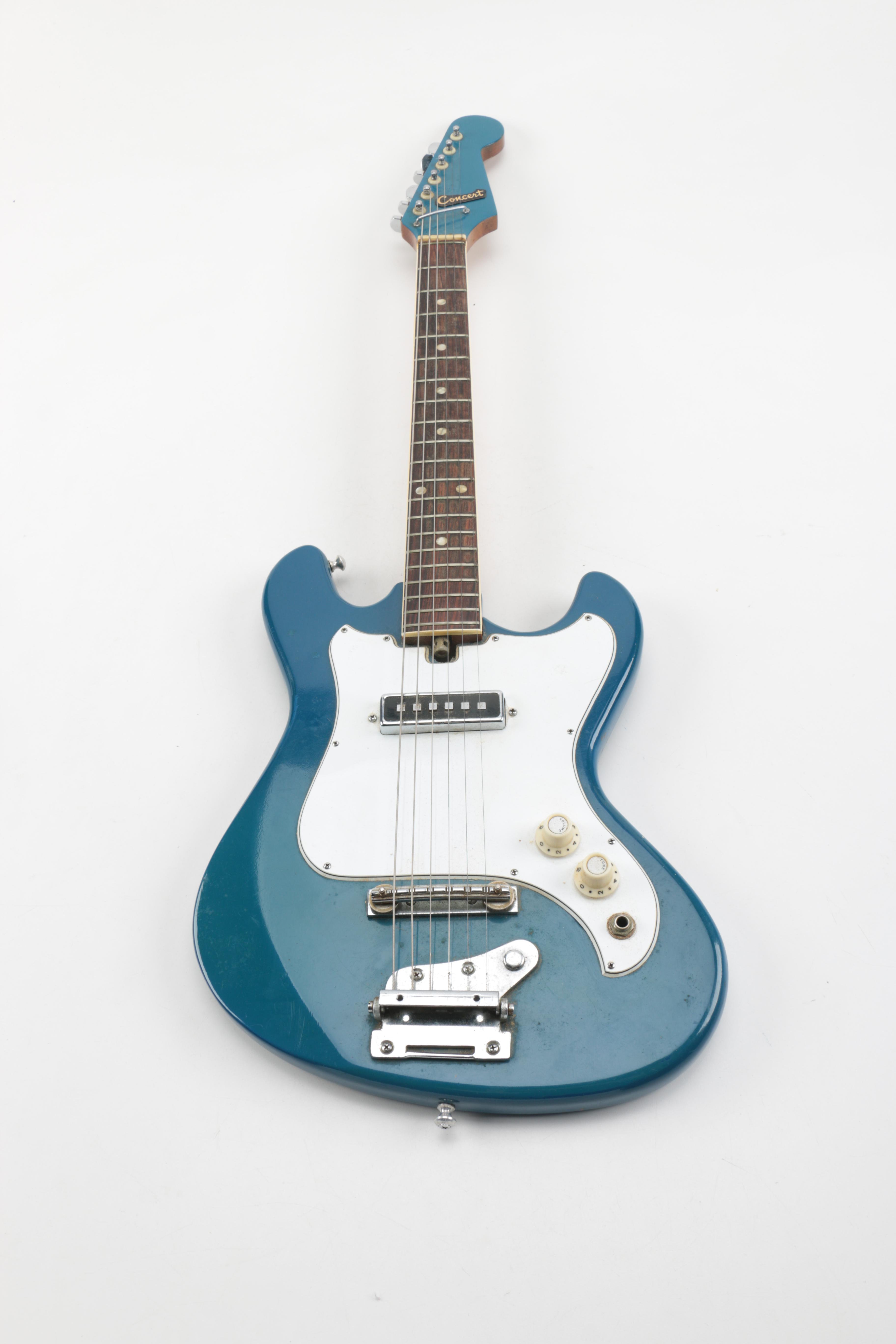 Vintage Kawai TeleStar Style Electric Guitar, Case and Accessories