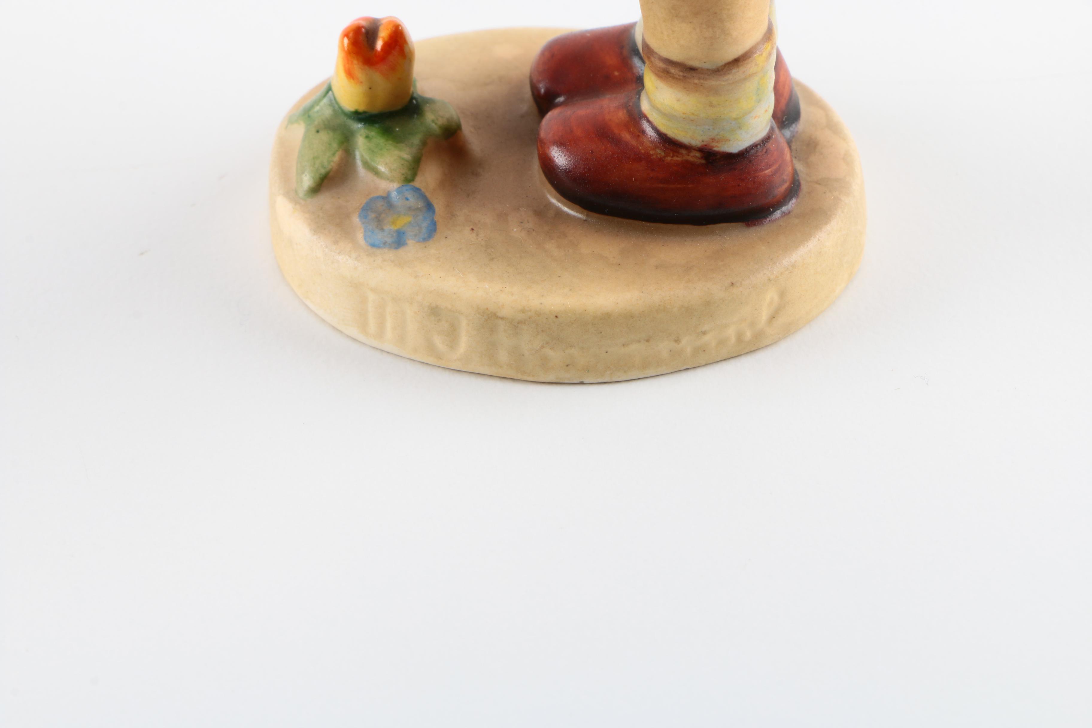 Early Hummel "Little Gardener" Porcelain Figurine