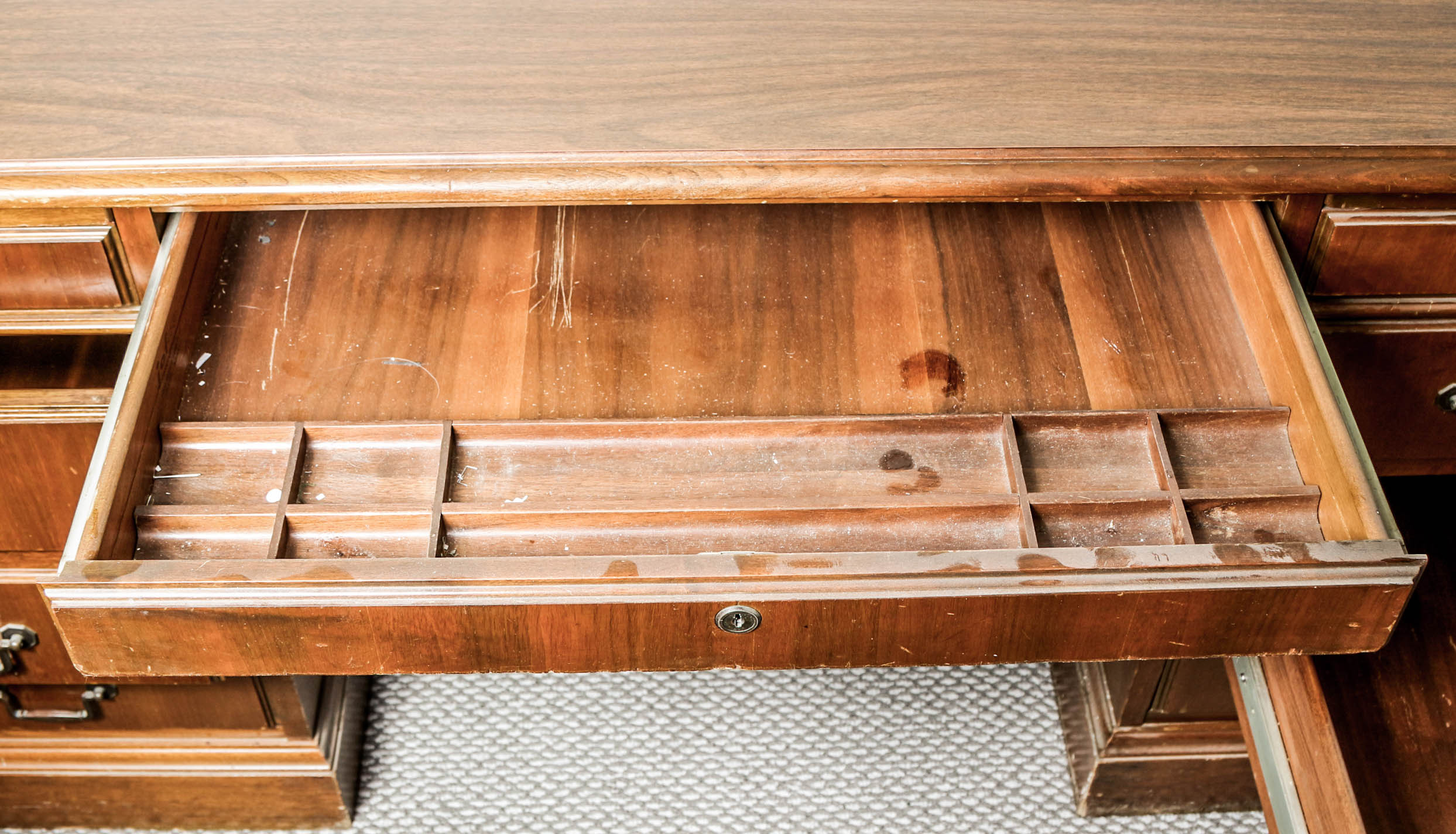 Double Pedestal Executive Desk