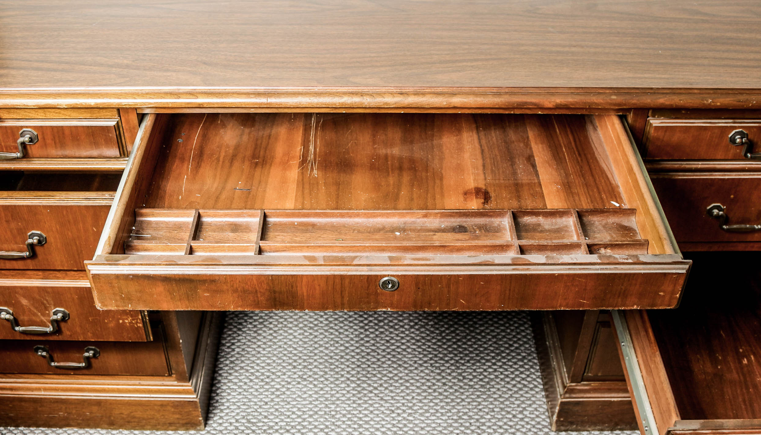 Double Pedestal Executive Desk