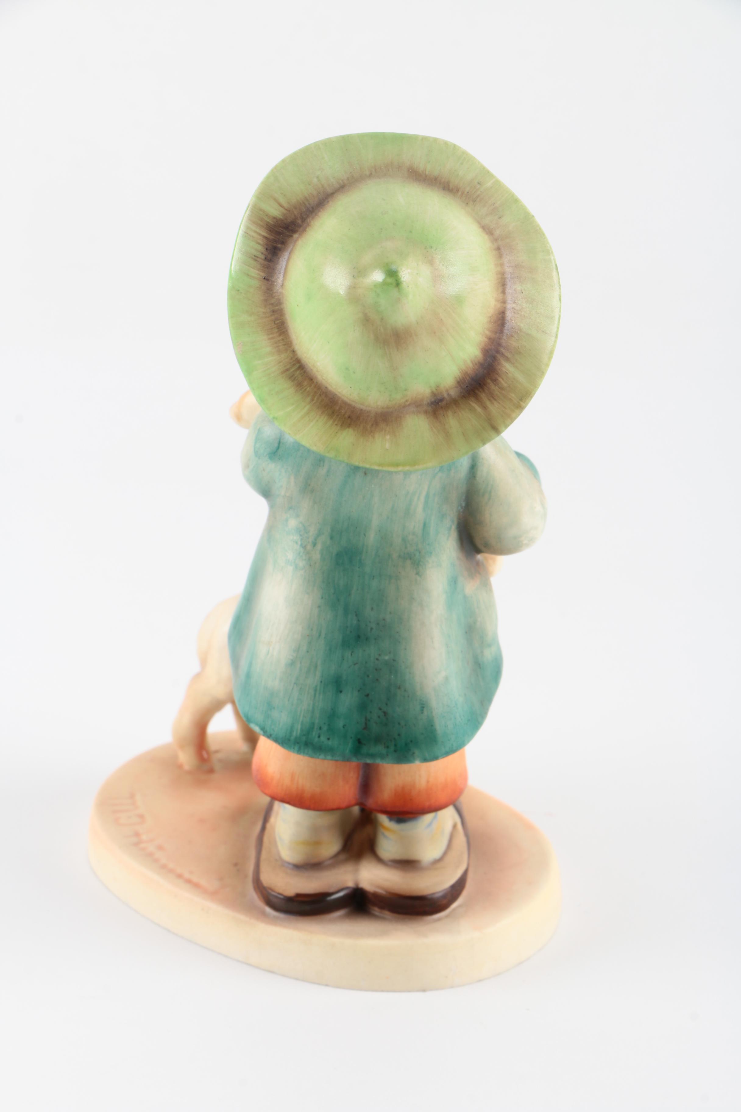 Early Hummel "Shepherd's Boy" Erphila Marked Porcelain Figurine