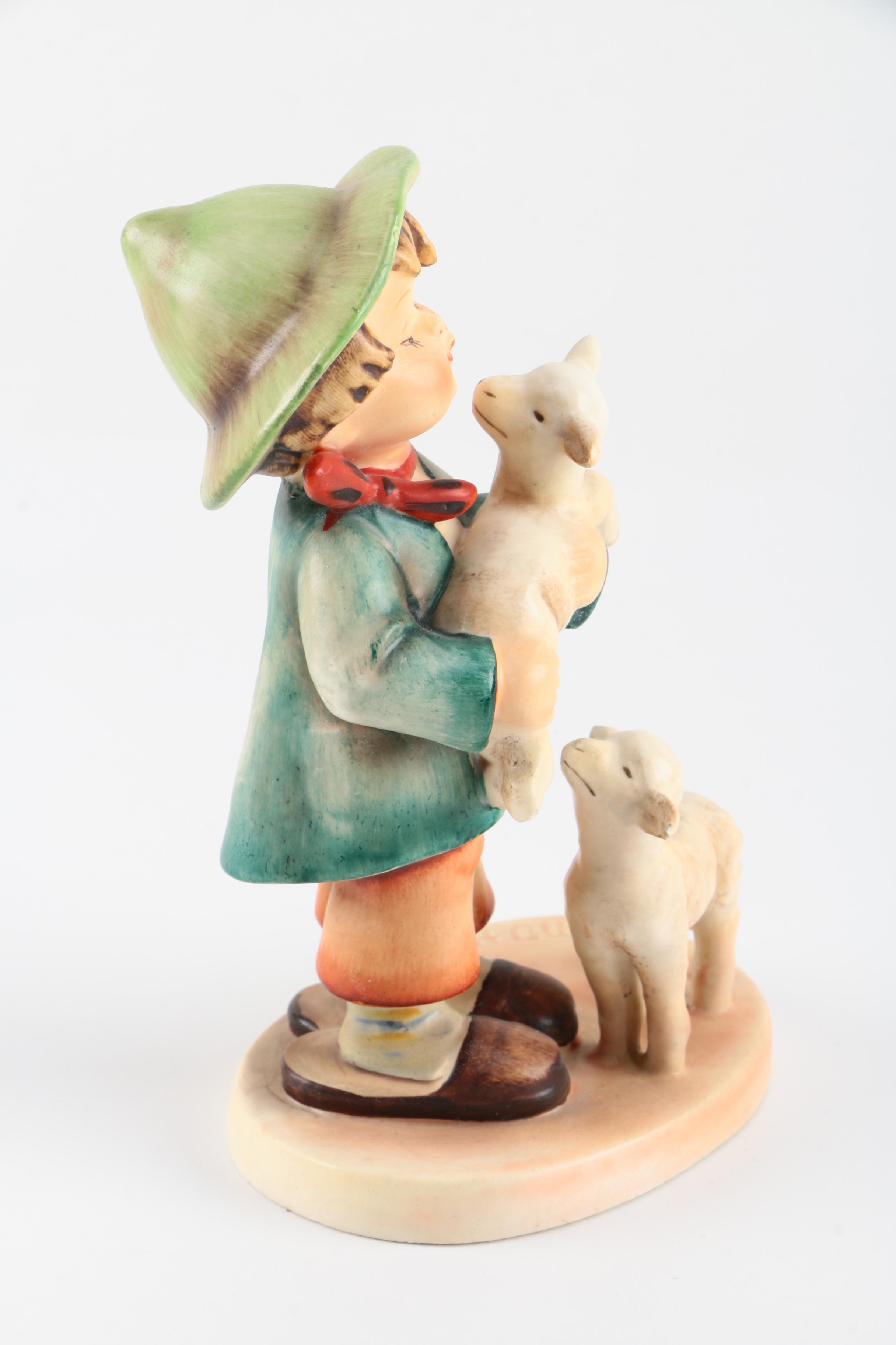 Early Hummel "Shepherd's Boy" Erphila Marked Porcelain Figurine
