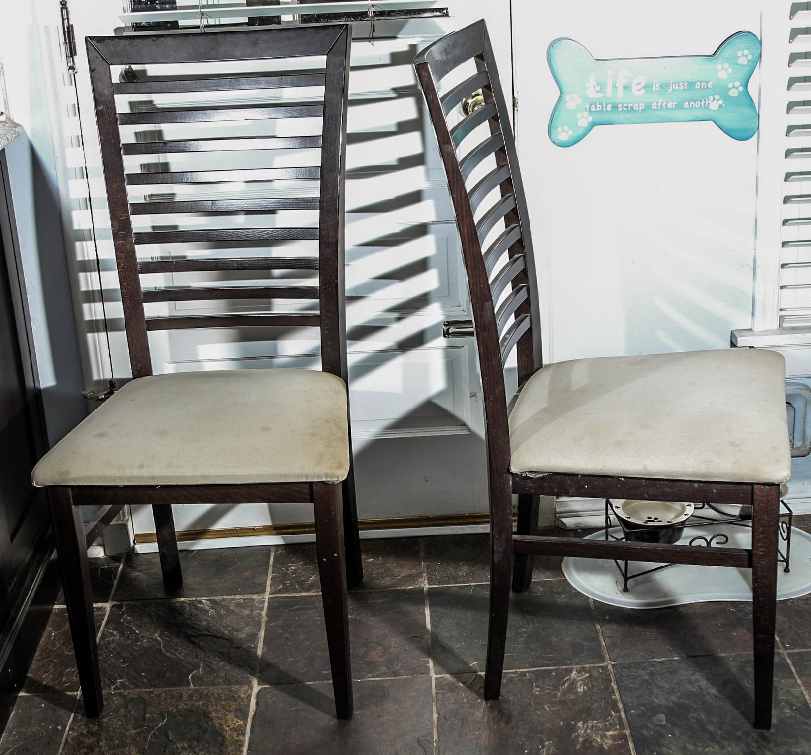 Contemporary Glass Top Table with Chairs