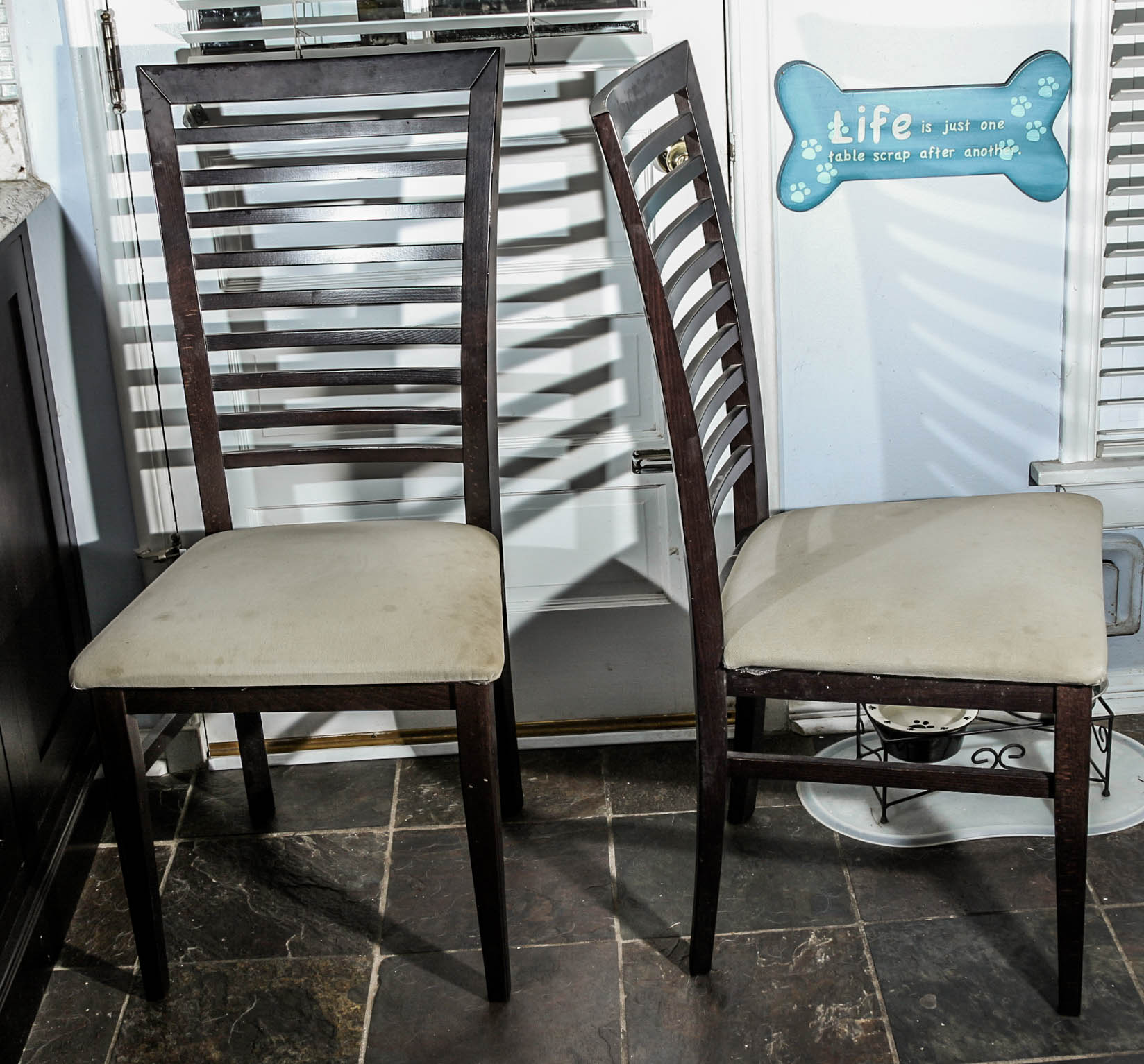 Contemporary Glass Top Table with Chairs