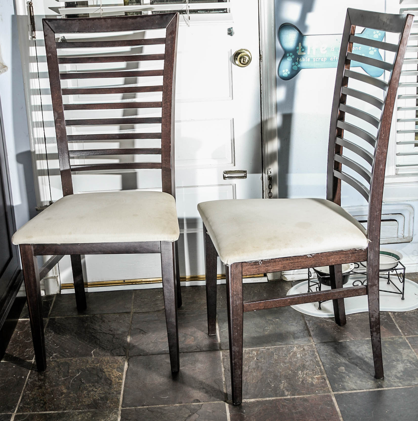 Contemporary Glass Top Table with Chairs