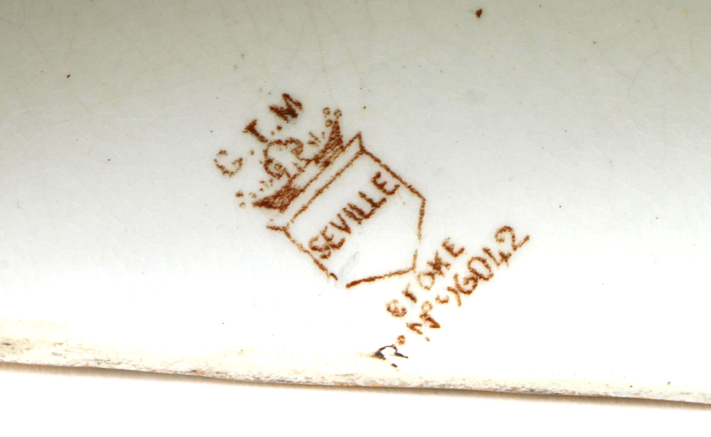 Antique G. T. Mountford "Seville" Cheese Keeper