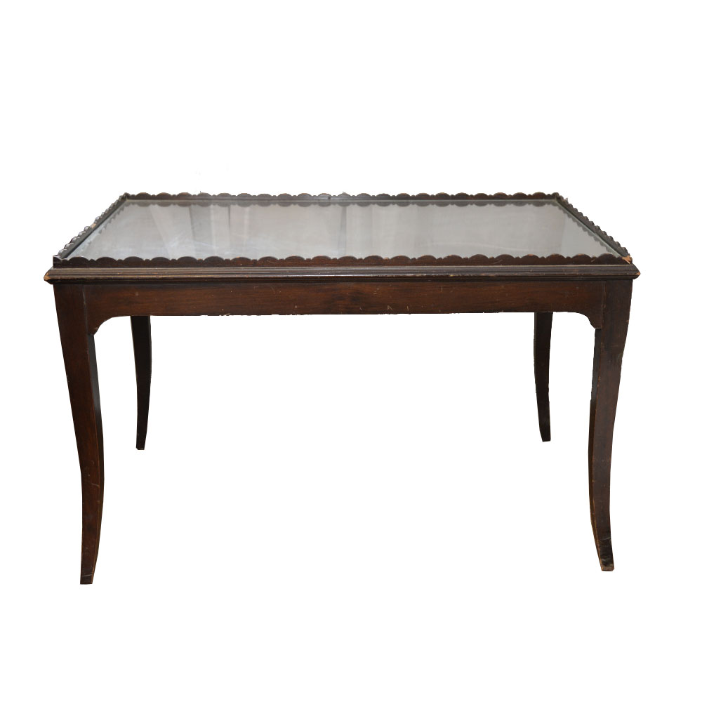 Vintage Tray-Top Coffee Table