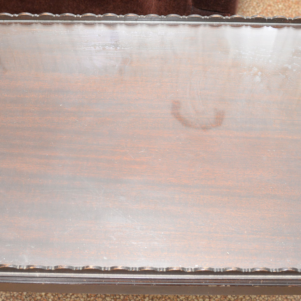 Vintage Tray-Top Coffee Table