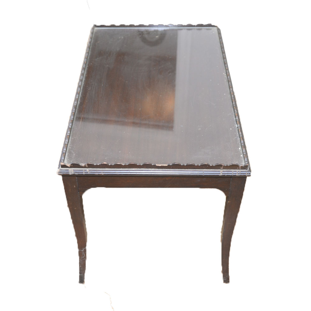 Vintage Tray-Top Coffee Table