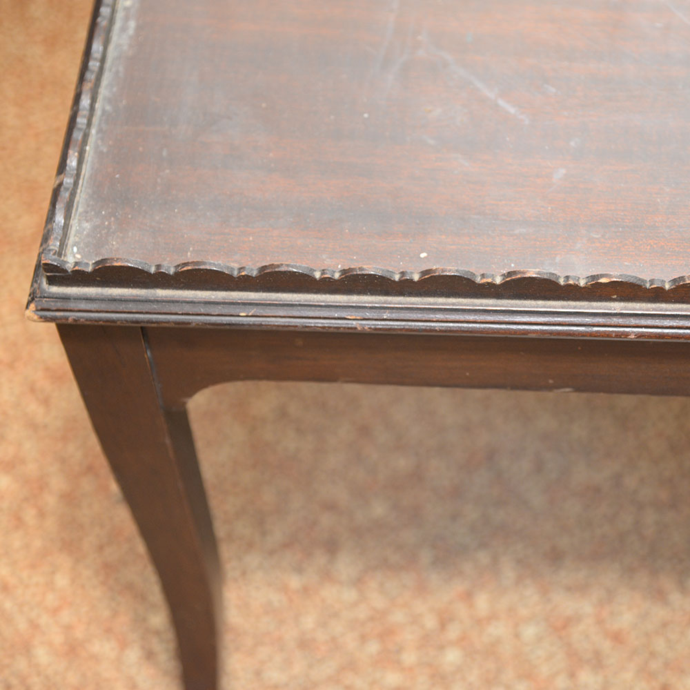 Vintage Tray-Top Coffee Table