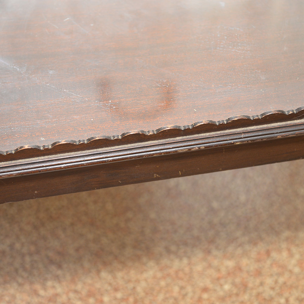 Vintage Tray-Top Coffee Table