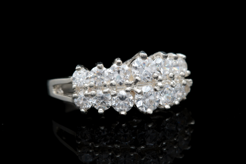 Sterling Silver Cubic Zirconia Ring