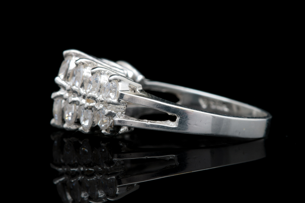 Sterling Silver Cubic Zirconia Ring