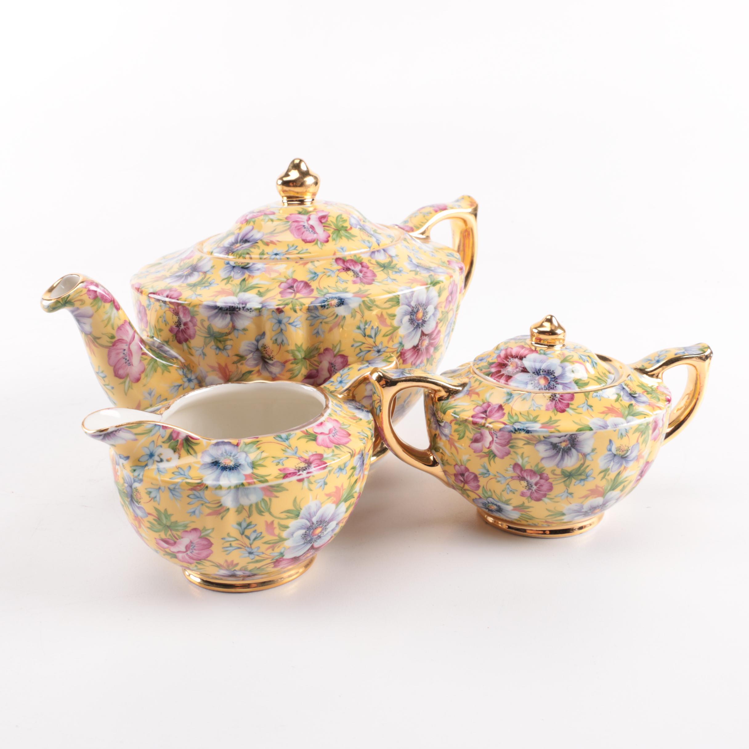 James Sadler "Sophie Chintz" Tea Set