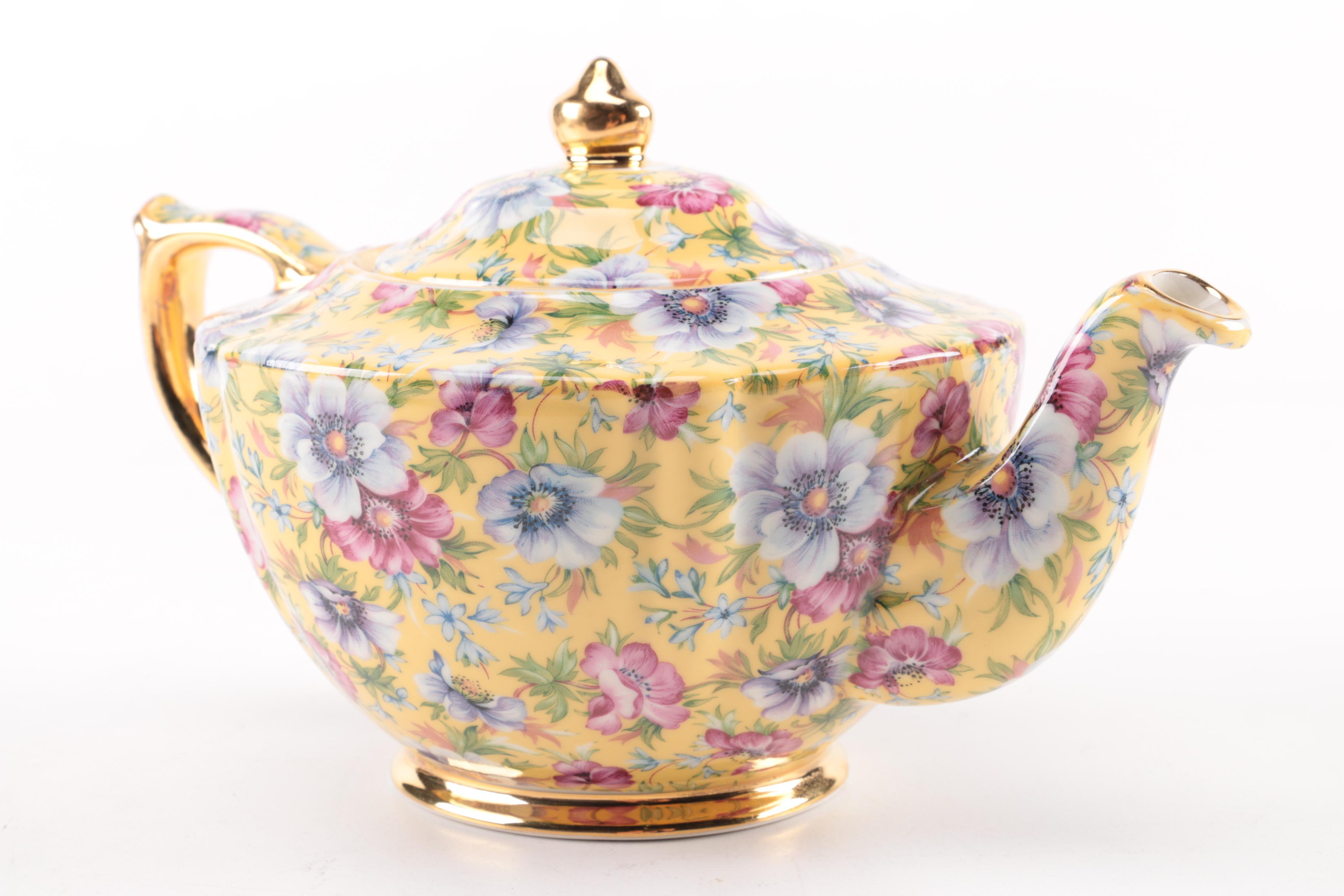 James Sadler "Sophie Chintz" Tea Set